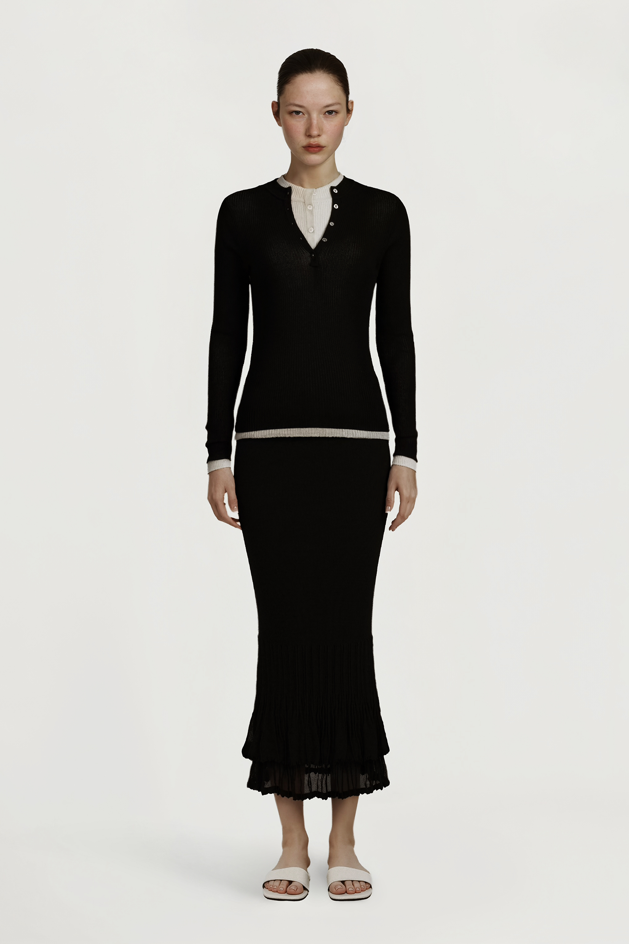 HERA silk-blend sweater (Black)