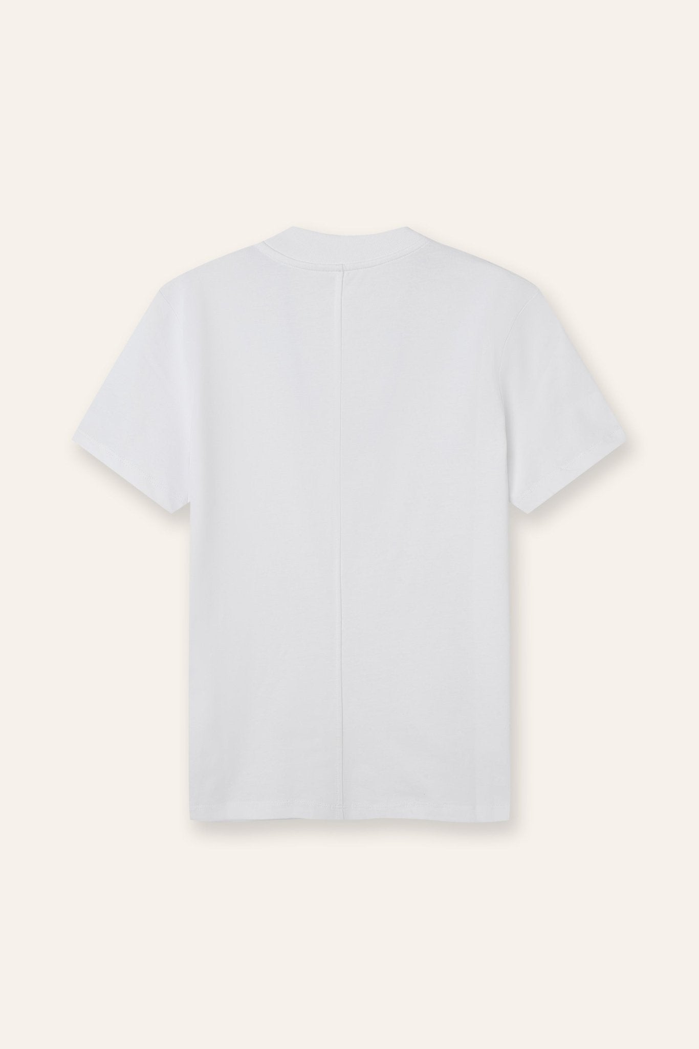 DORIS relaxed cotton tee (White) - STELLAM