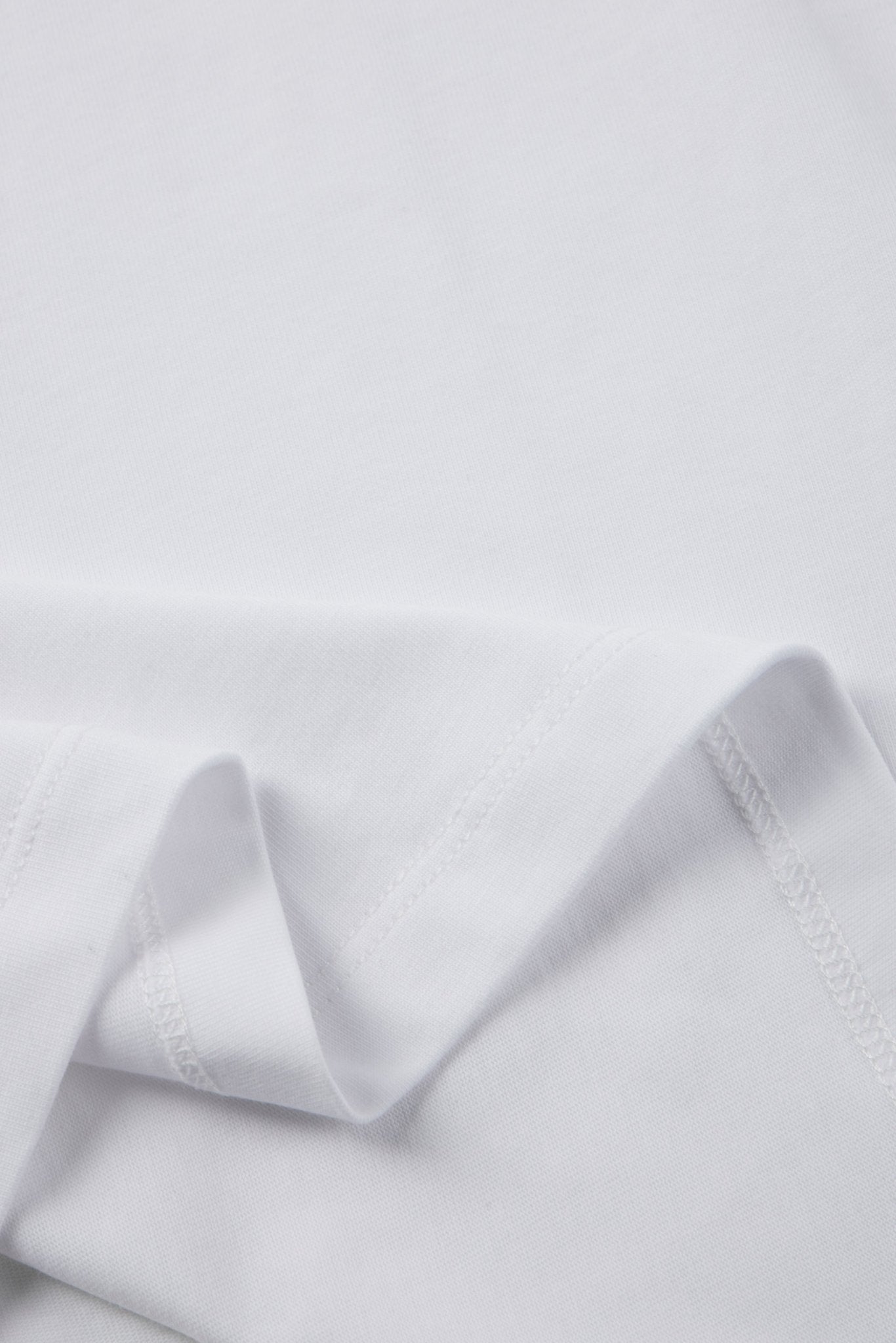DORIS relaxed cotton tee (White) - STELLAM