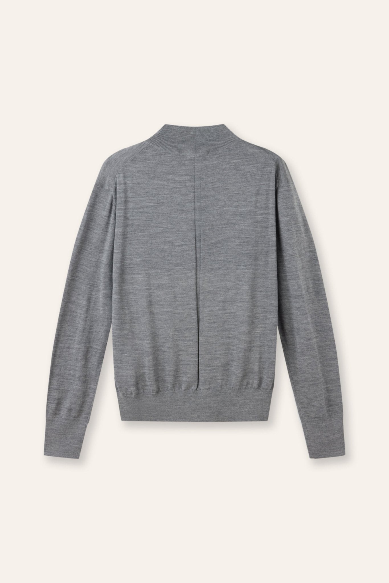 DRU wool sweater (Grey) - STELLAM