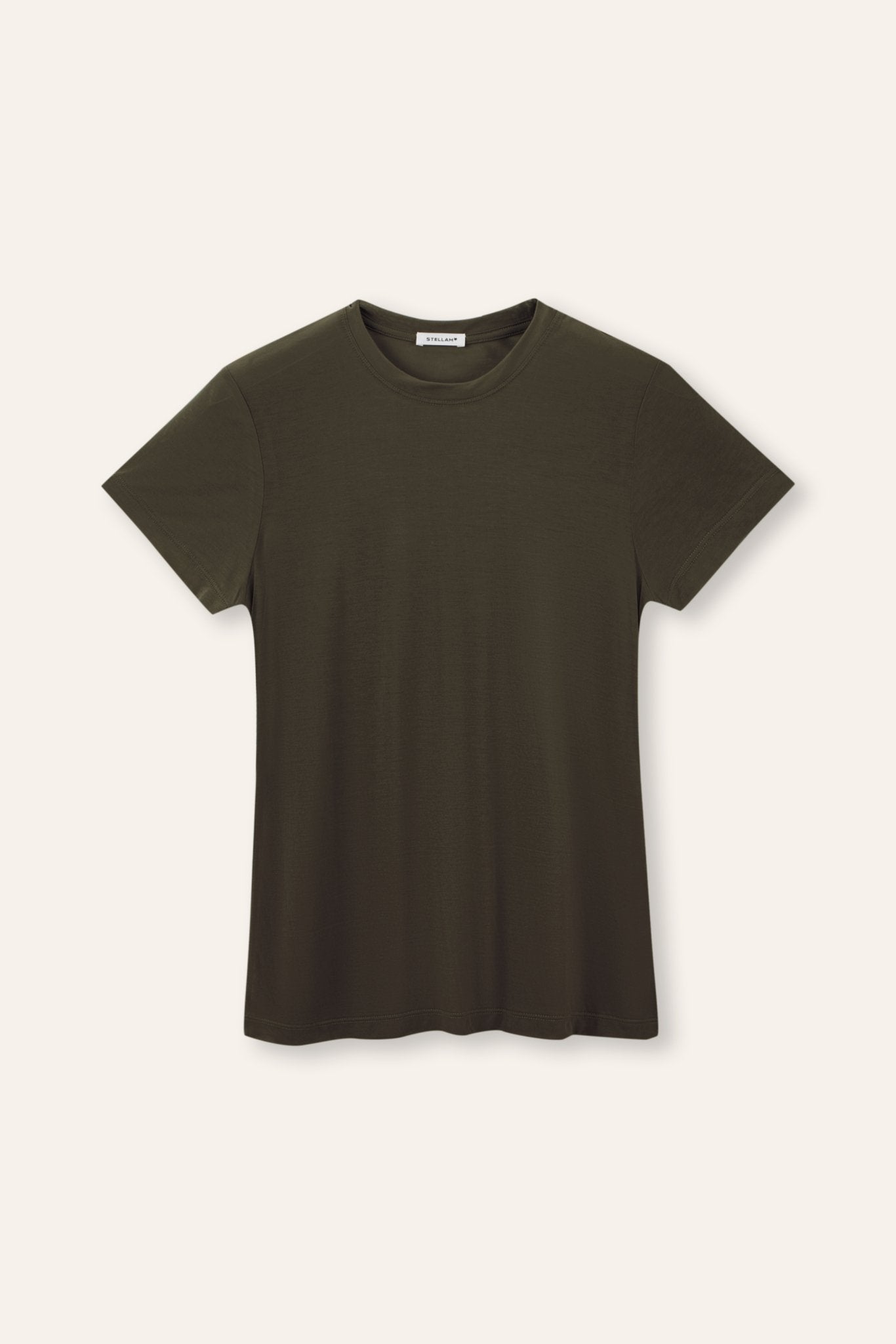 ECO Tencel tee (Army green) - STELLAM