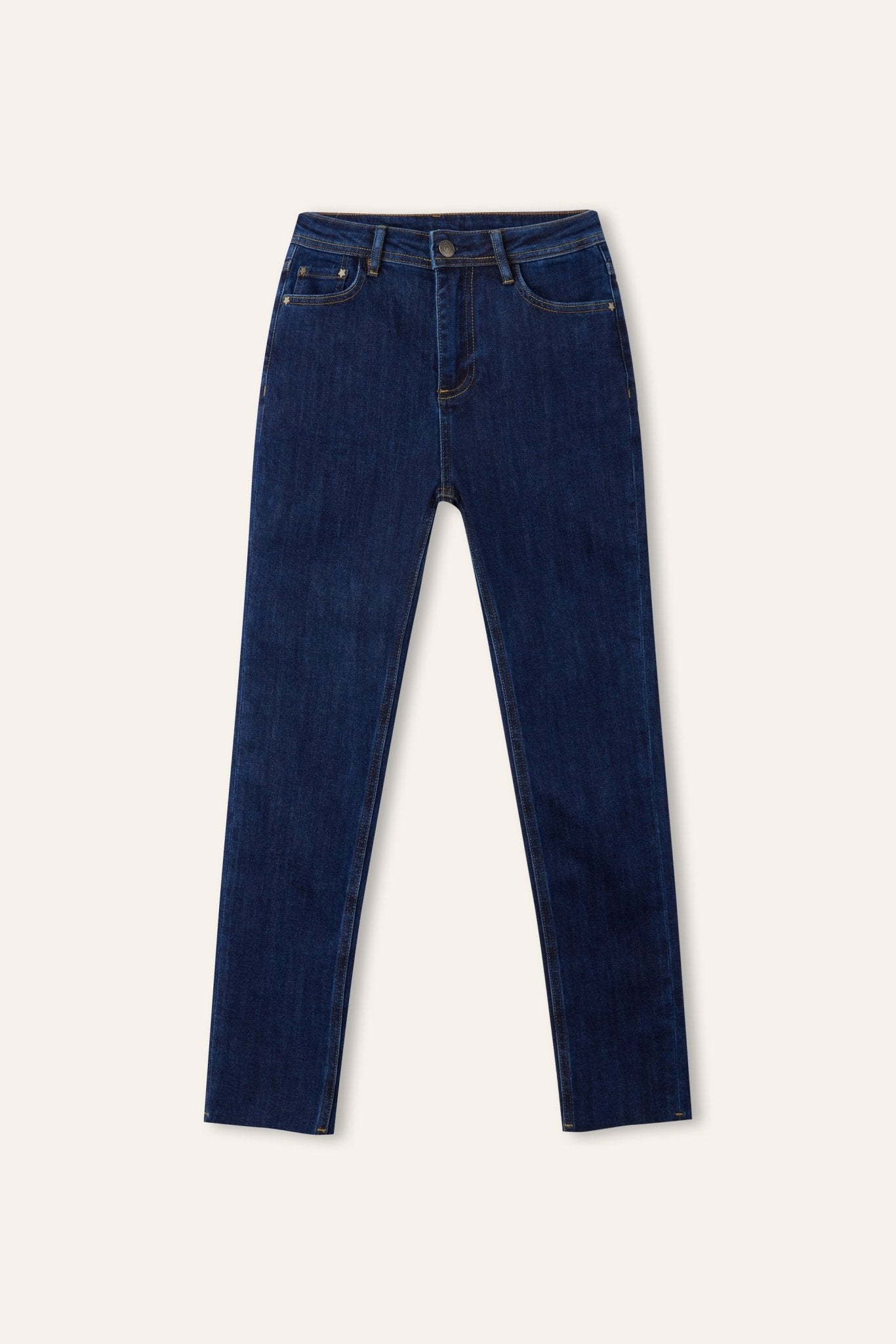 ELLA high-waisted skinny jeans (Blue) - STELLAM