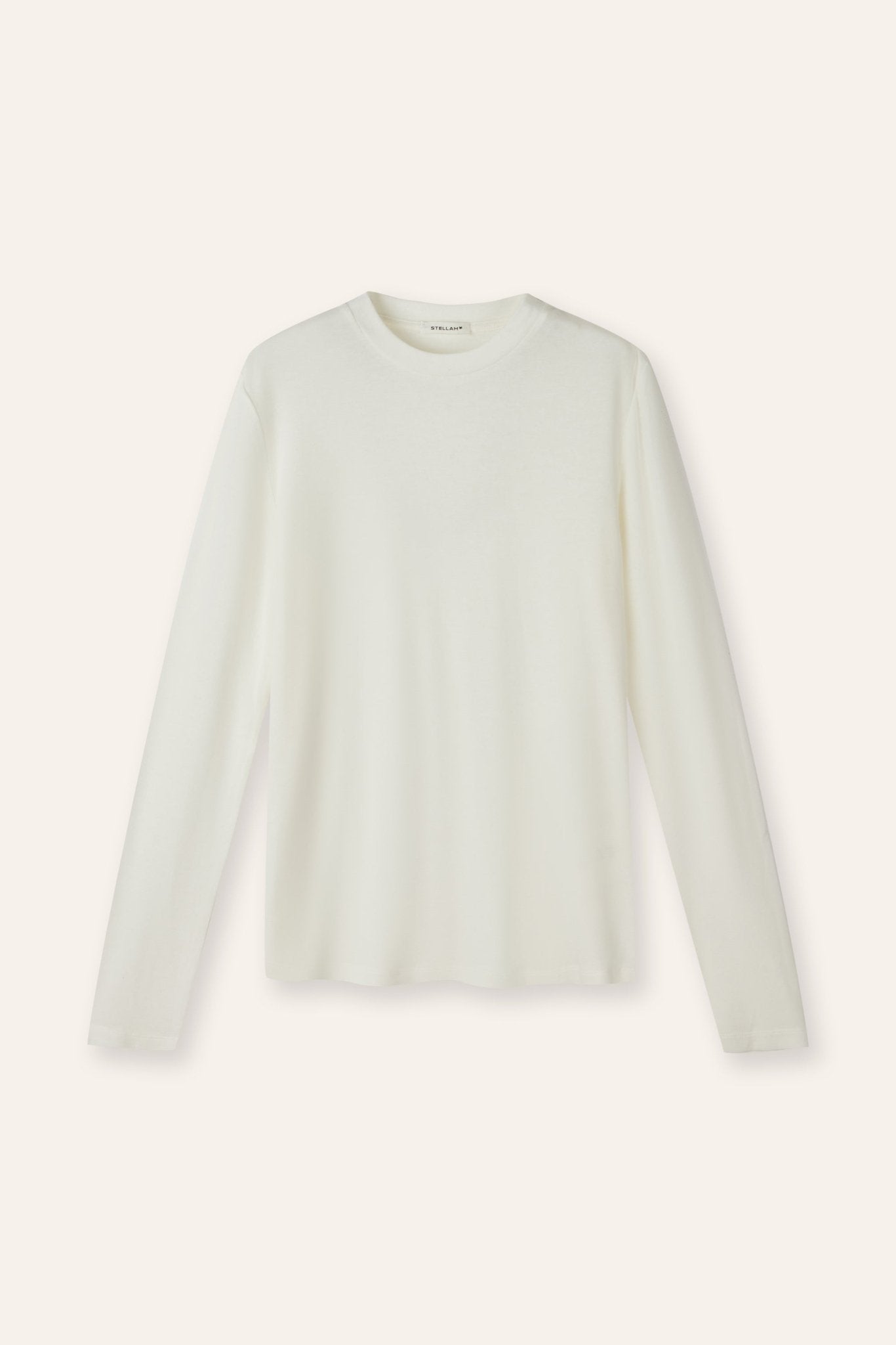 EMMA TENCEL jersey top (White) - STELLAM