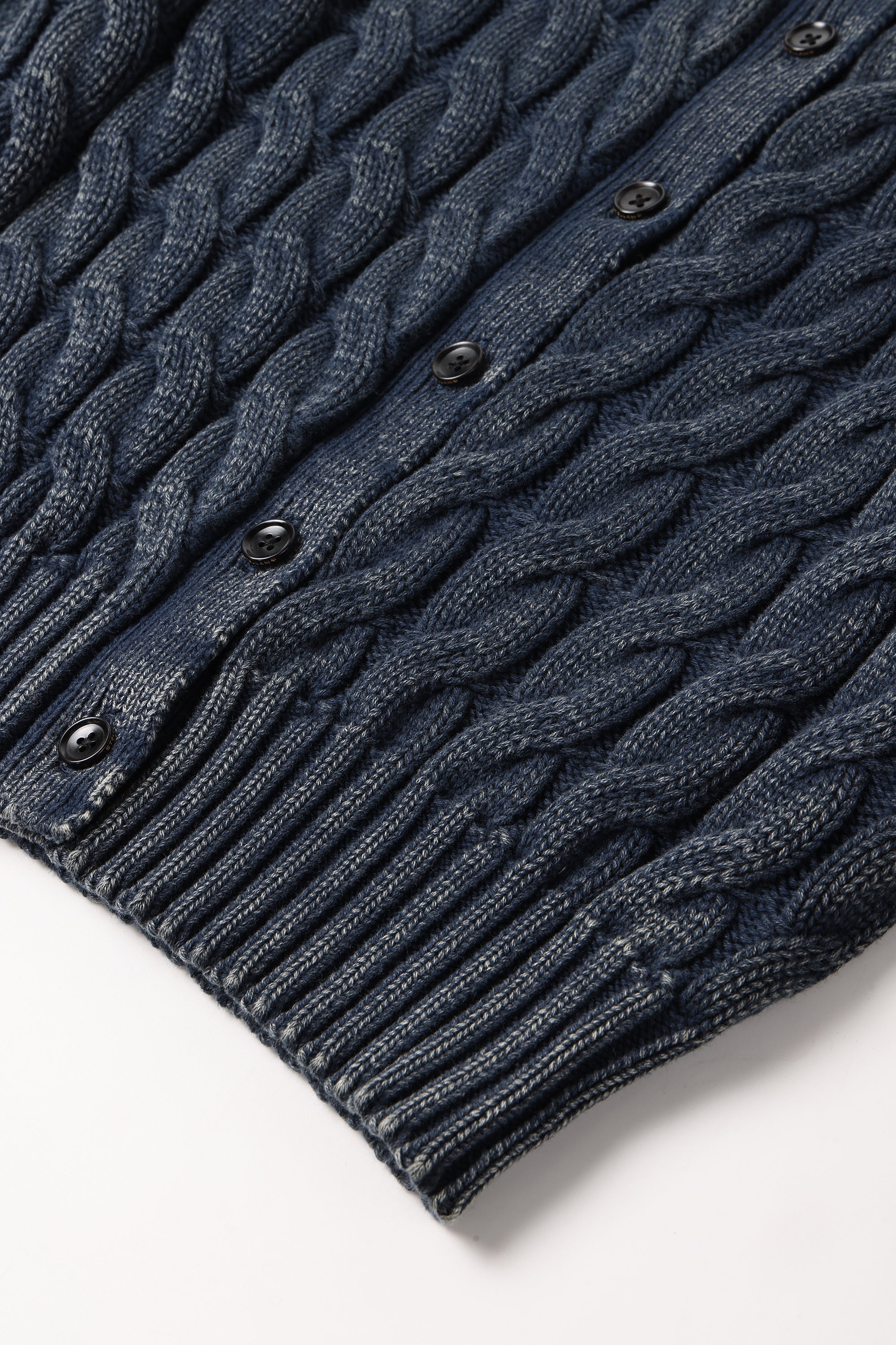 GANI 2.0 cotton cardigan (Denim blue)