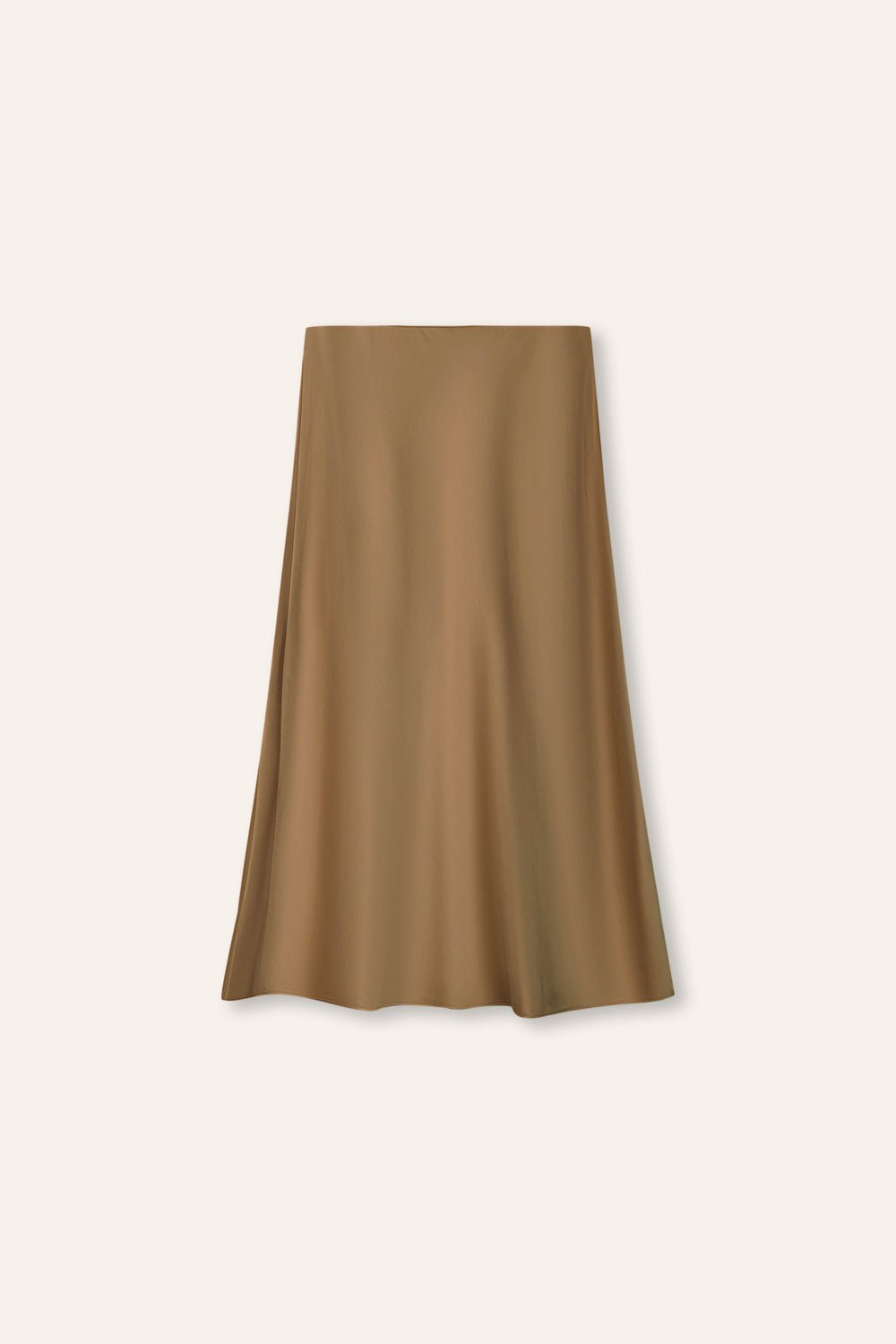GLITTER B Mid-night midi skirt (Mocha) - STELLAM