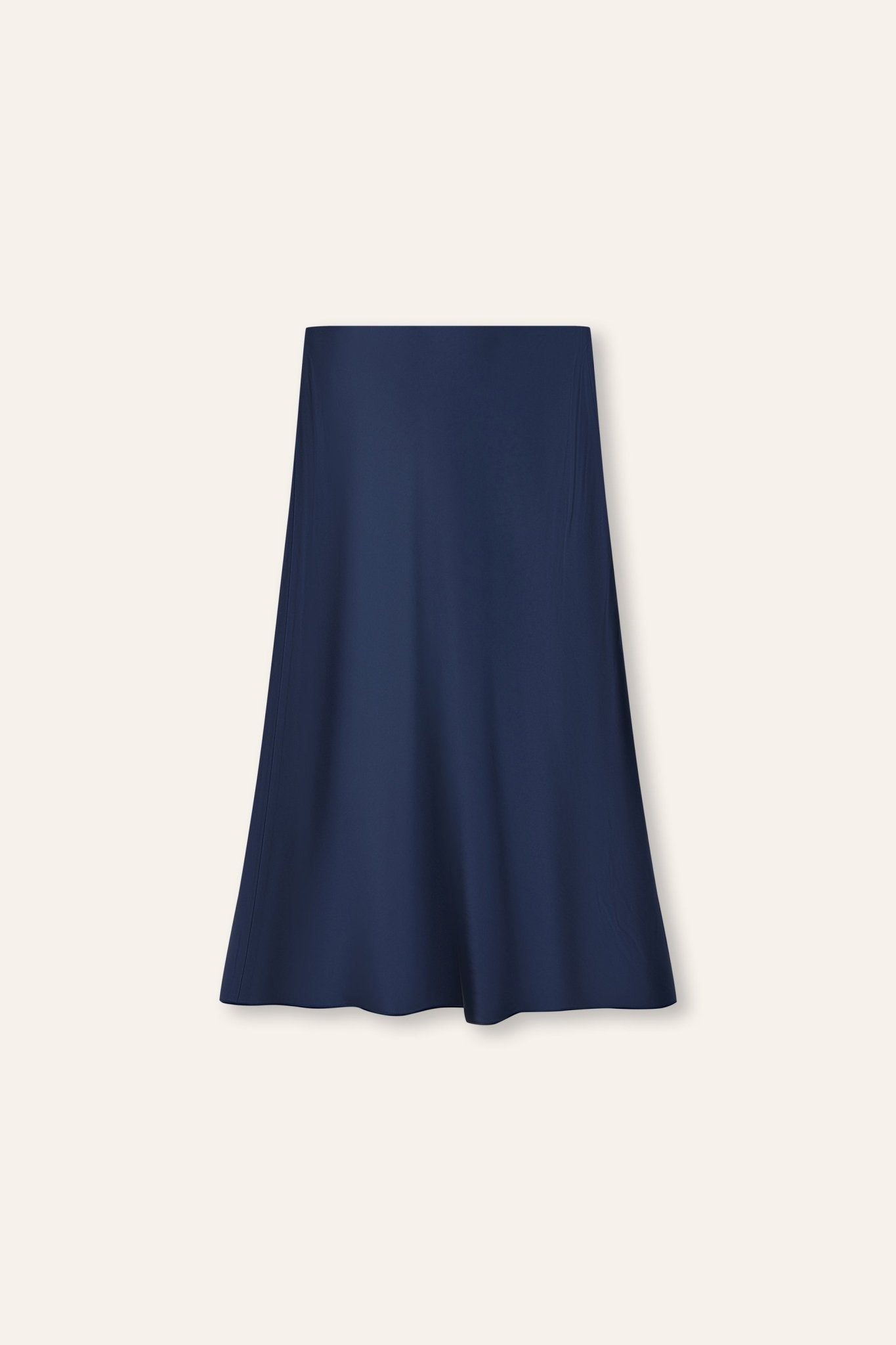 GLITTER B Mid-night midi skirt (Navy) - STELLAM