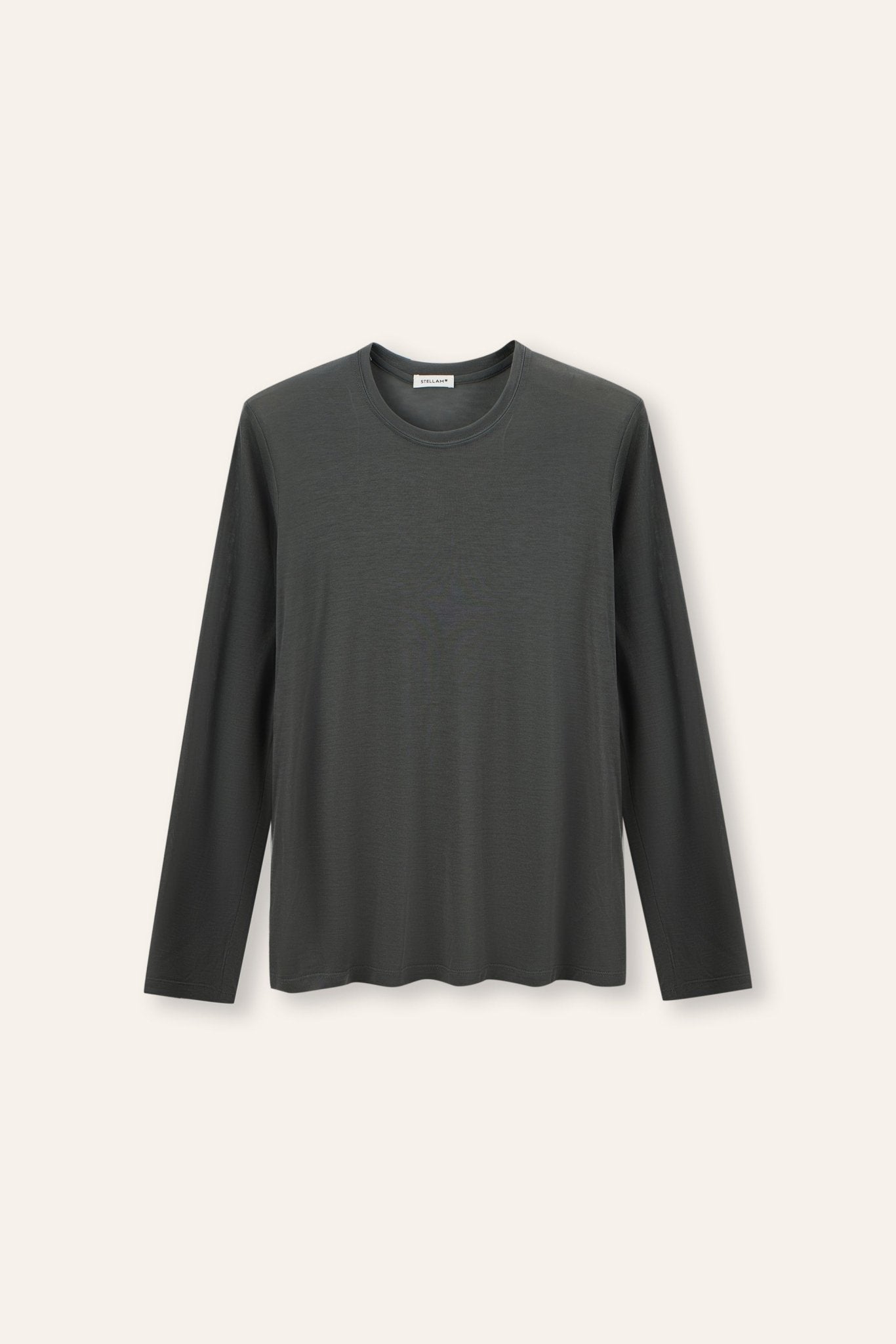 IRIS TENCEL easy-care top (Grey) - STELLAM