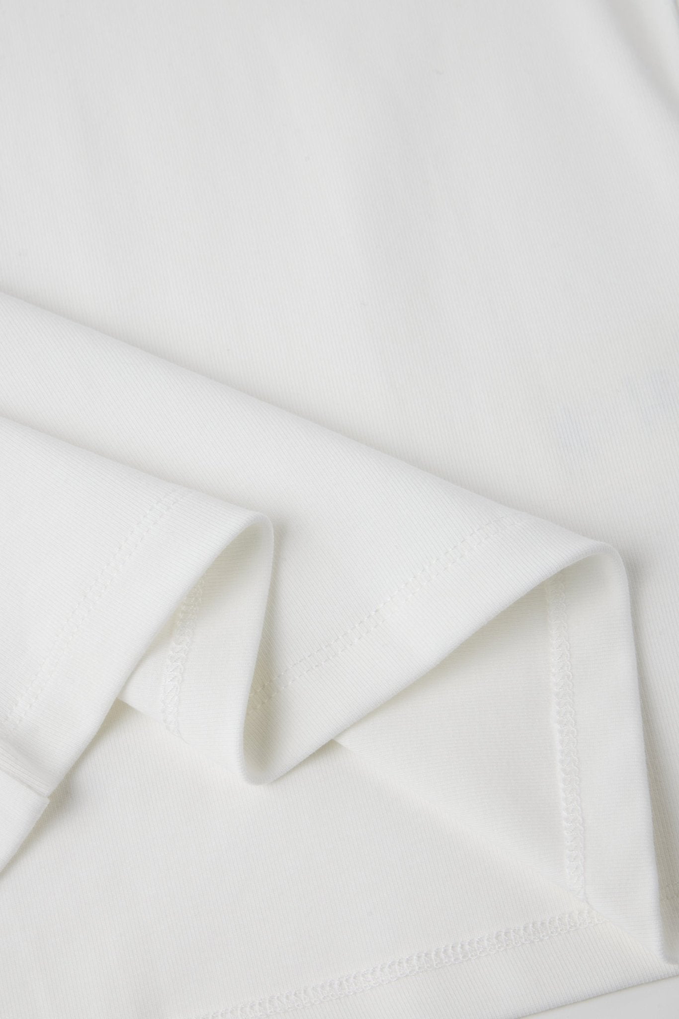 JADE cotton tee (White) - STELLAM