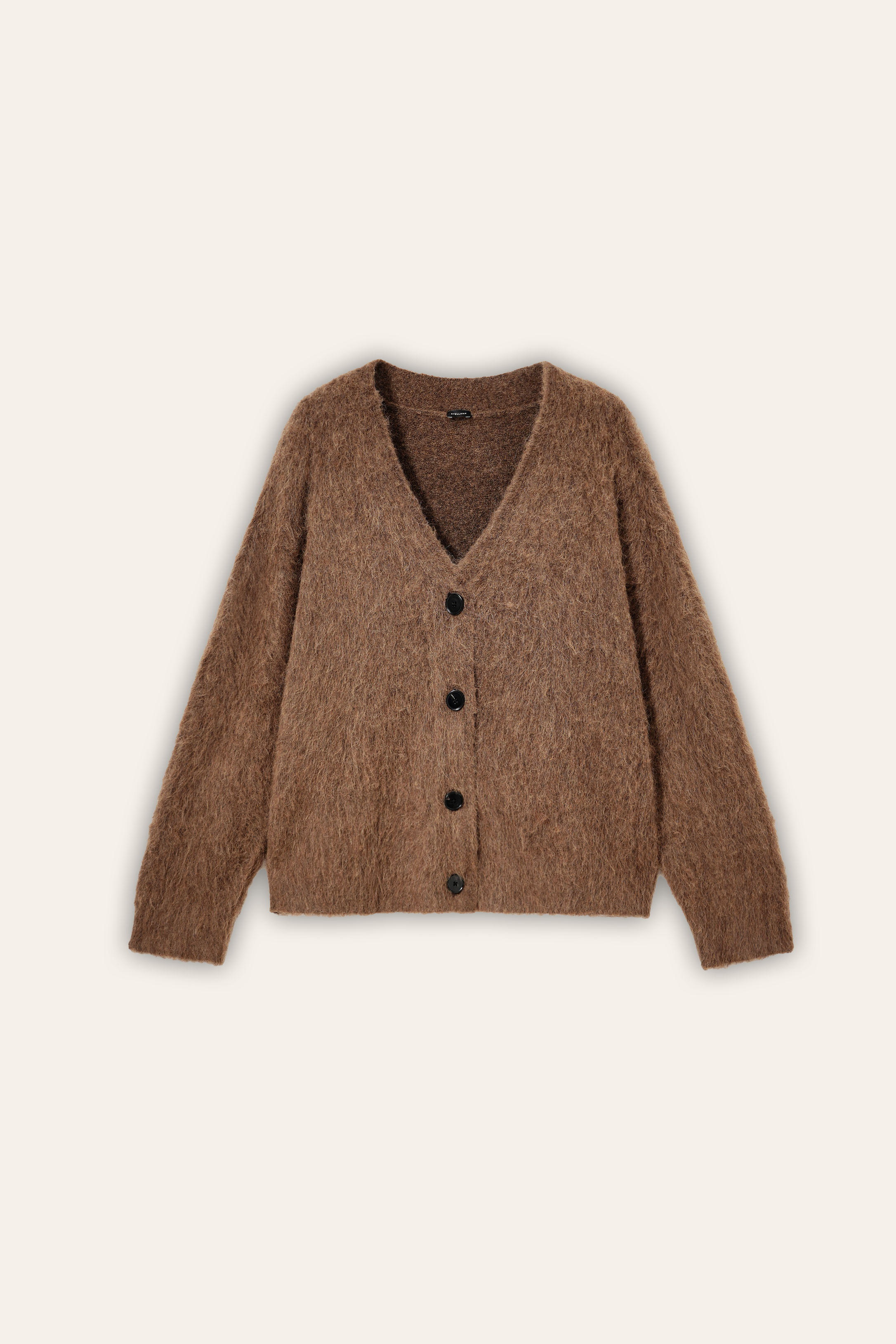 JESSICA alpaca cardigan (Brown)
