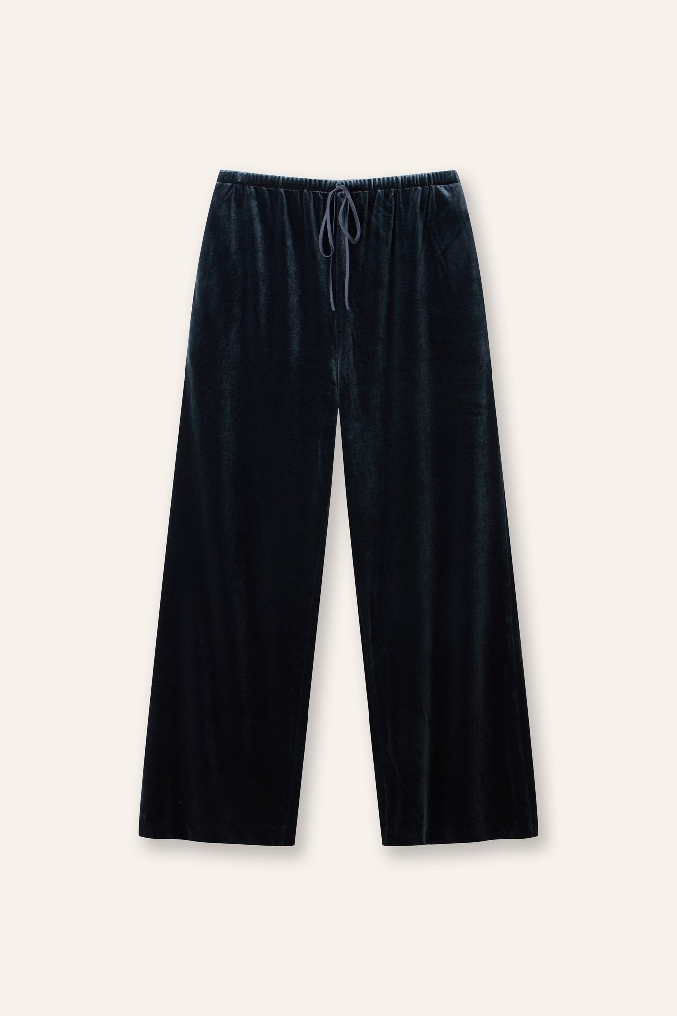 JOLIE velvet pants (Grey blue) - STELLAM