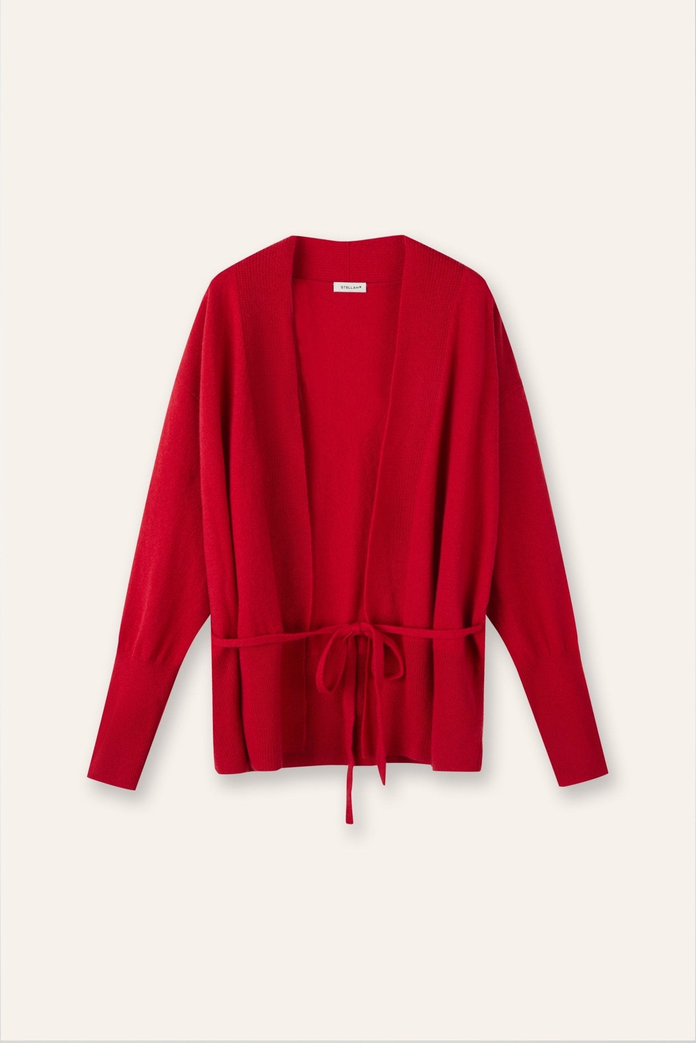 KAY cashmere-blended cardigan (Red) - STELLAM