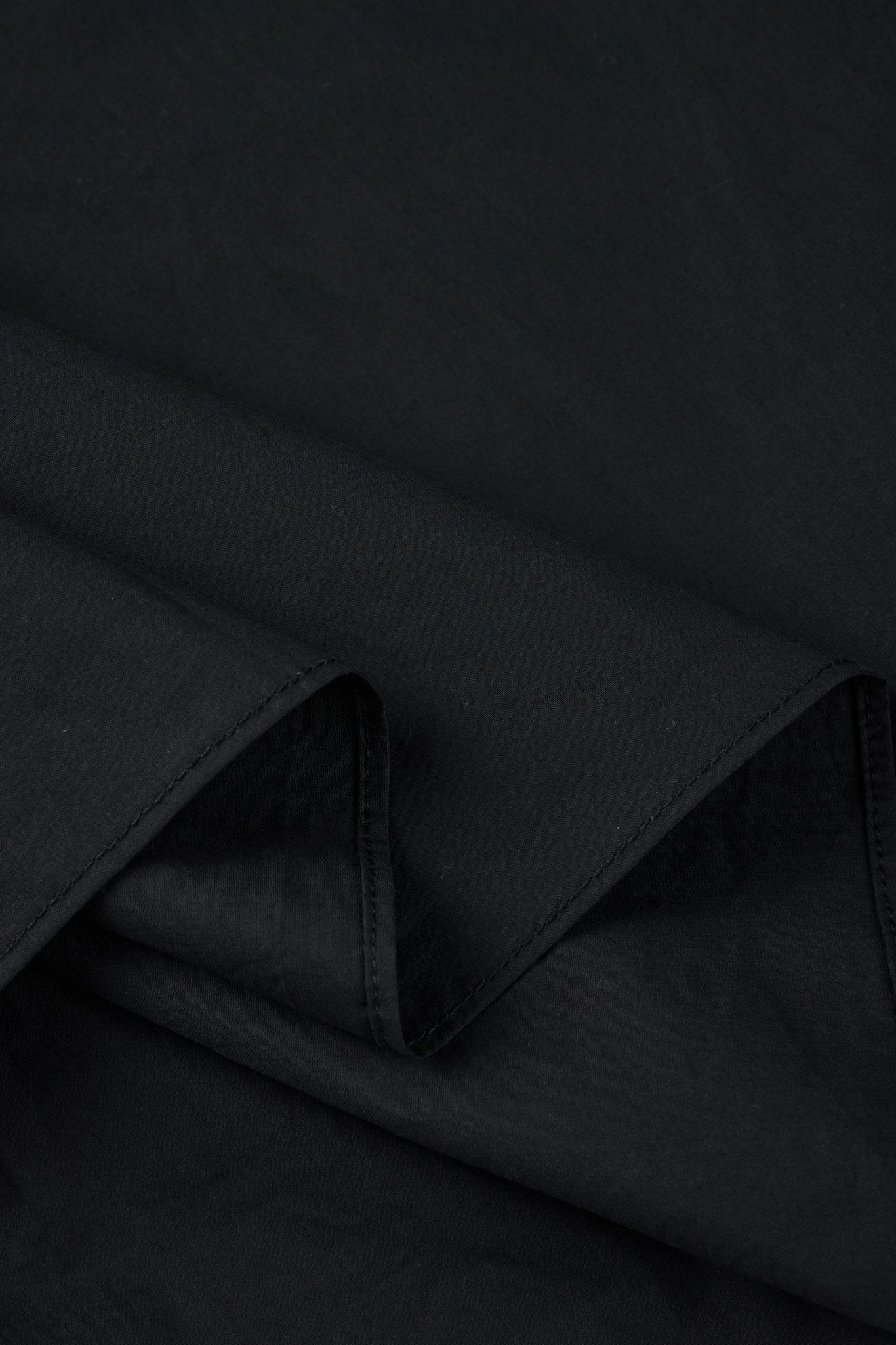 LAYER cotton dress (Black) - STELLAM