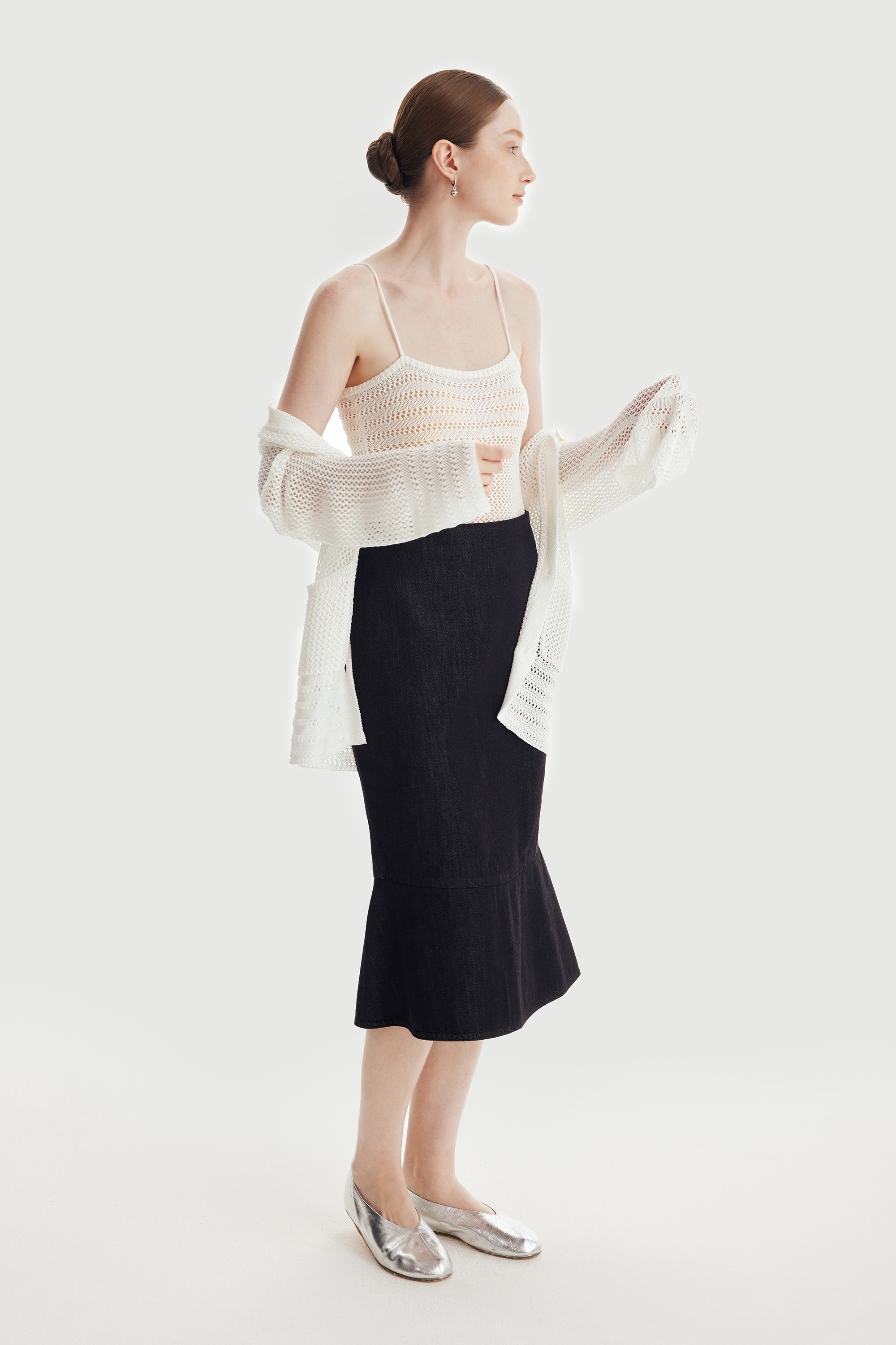 LILIAN TENCEL camisole (White)