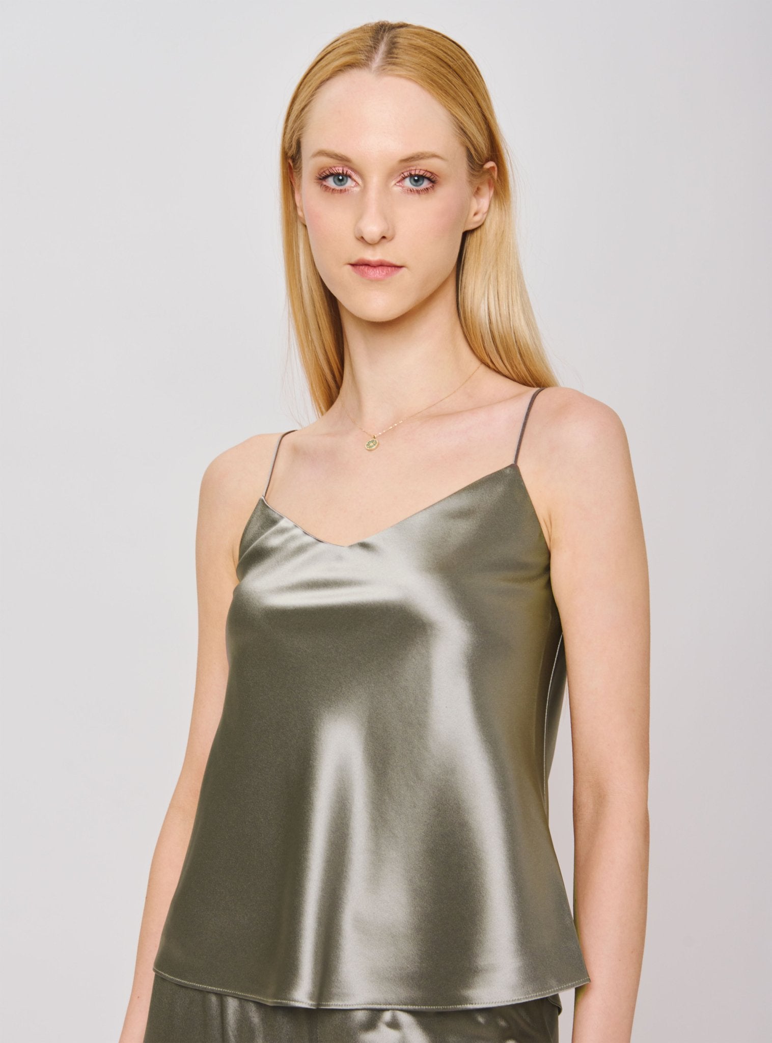 LUCKY classic cami (Seaweed) - STELLAM