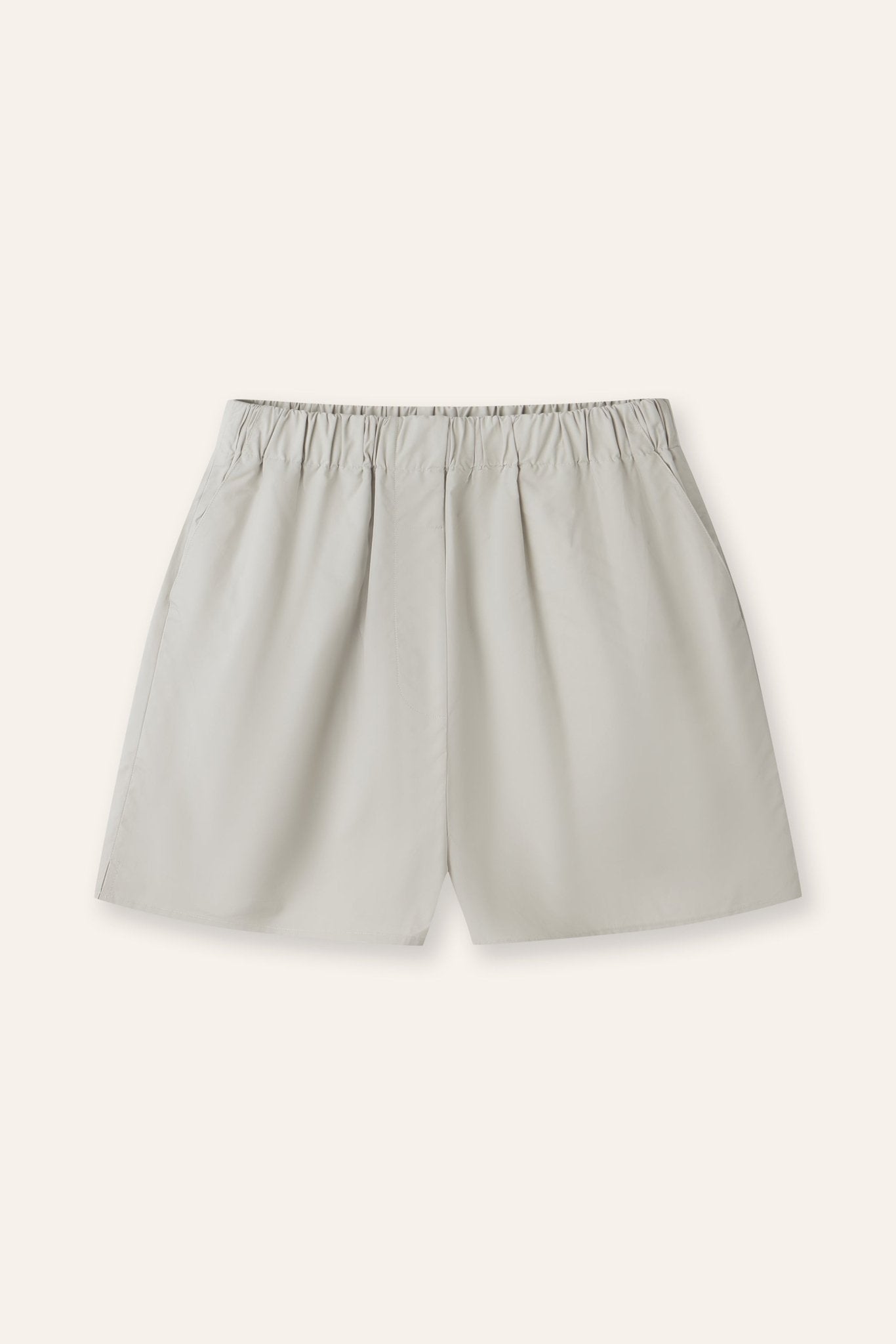 LUI cotton shorts (Light grey) - STELLAM