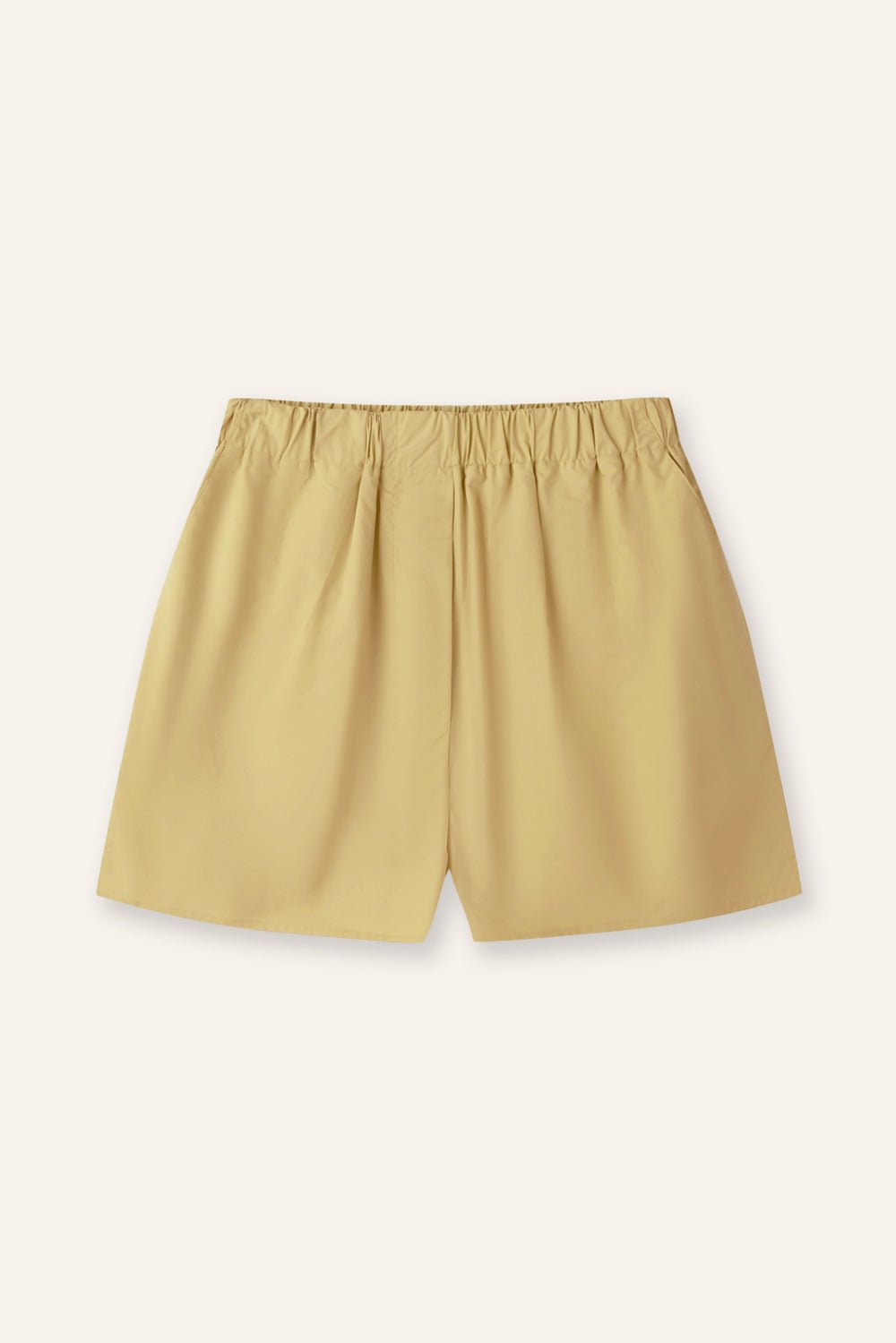 LUI cotton shorts (Light yellow) - STELLAM