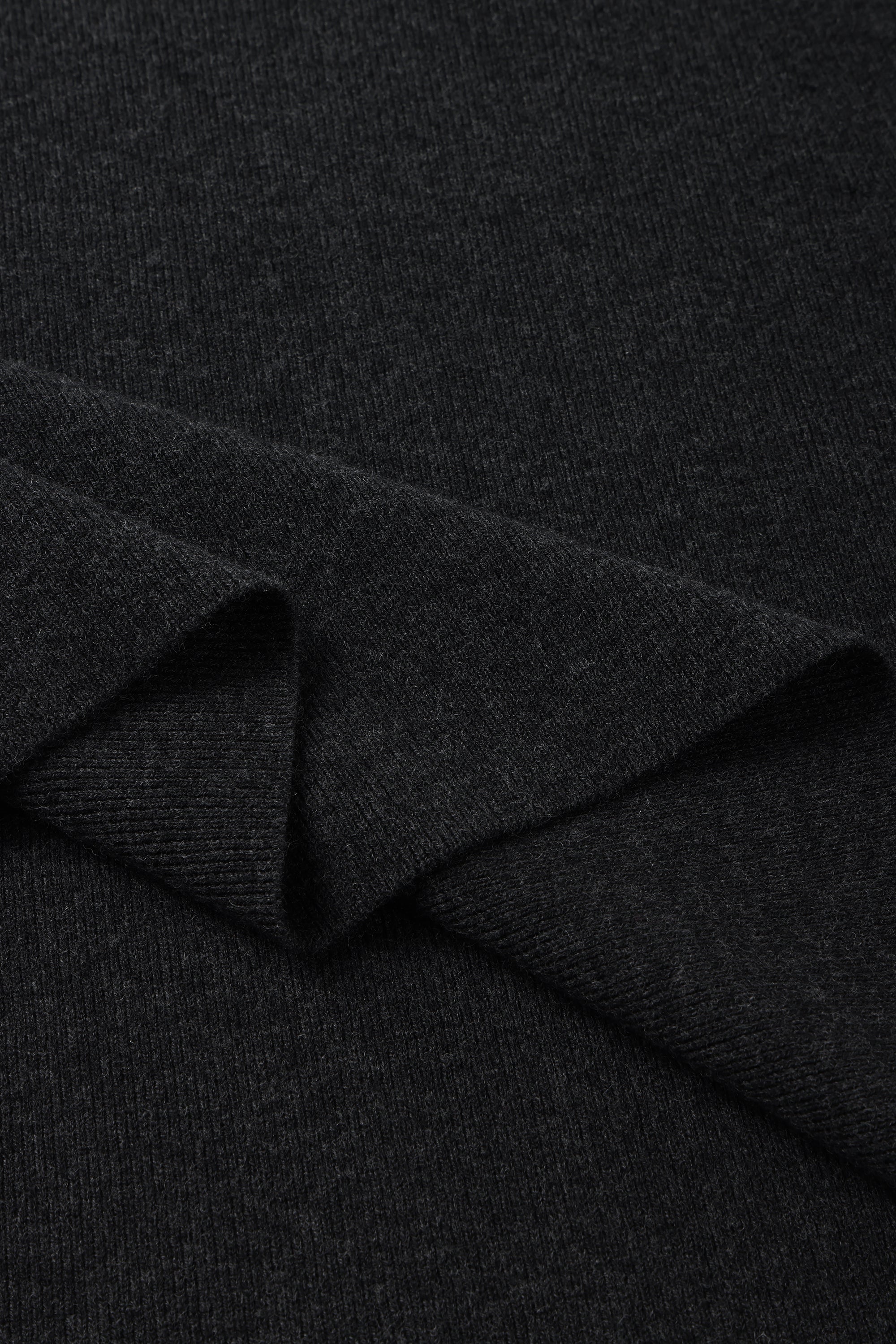 MALA wool midi skirt (Dark grey)