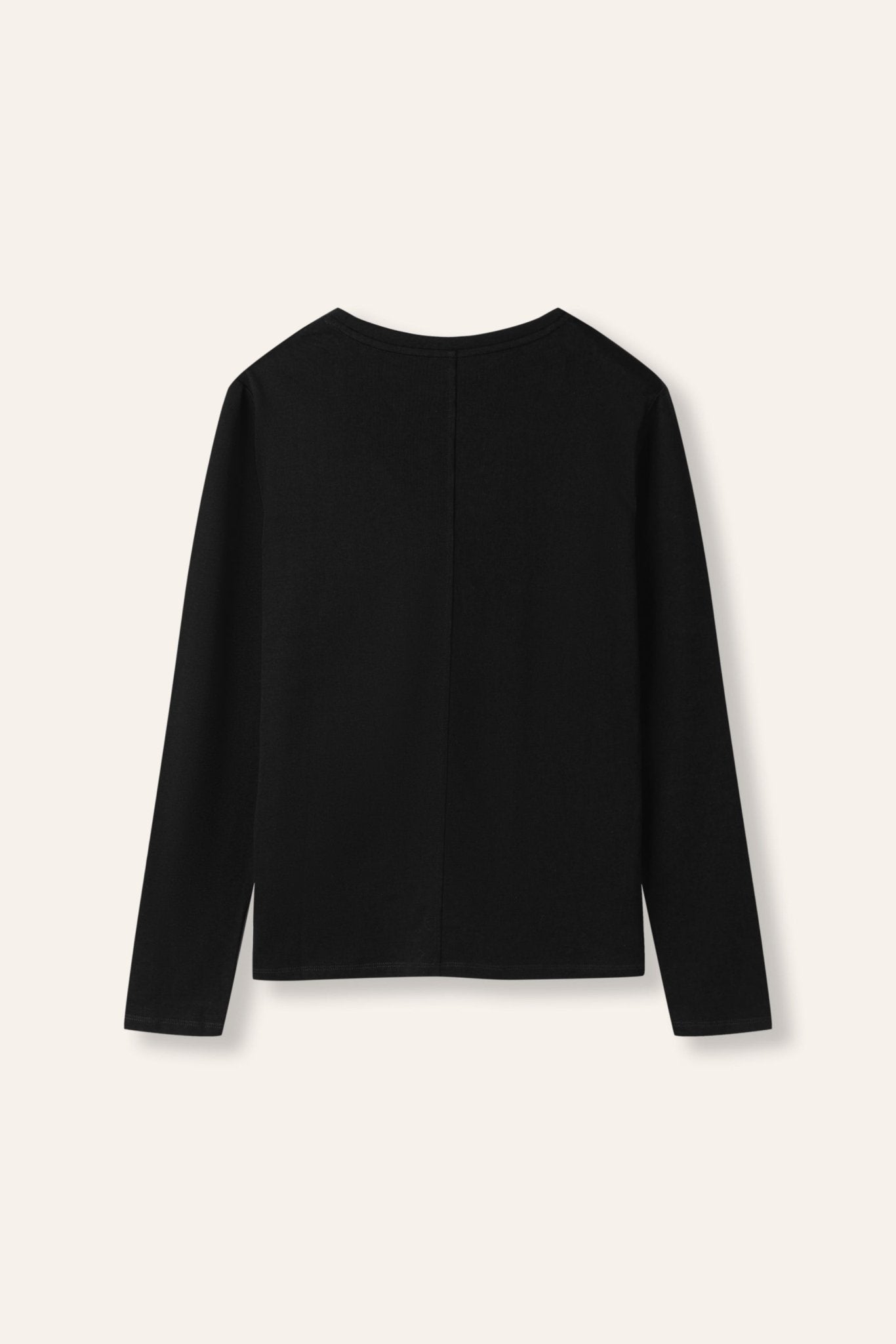 MAN essentials cotton-jersey top (Black) - STELLAM