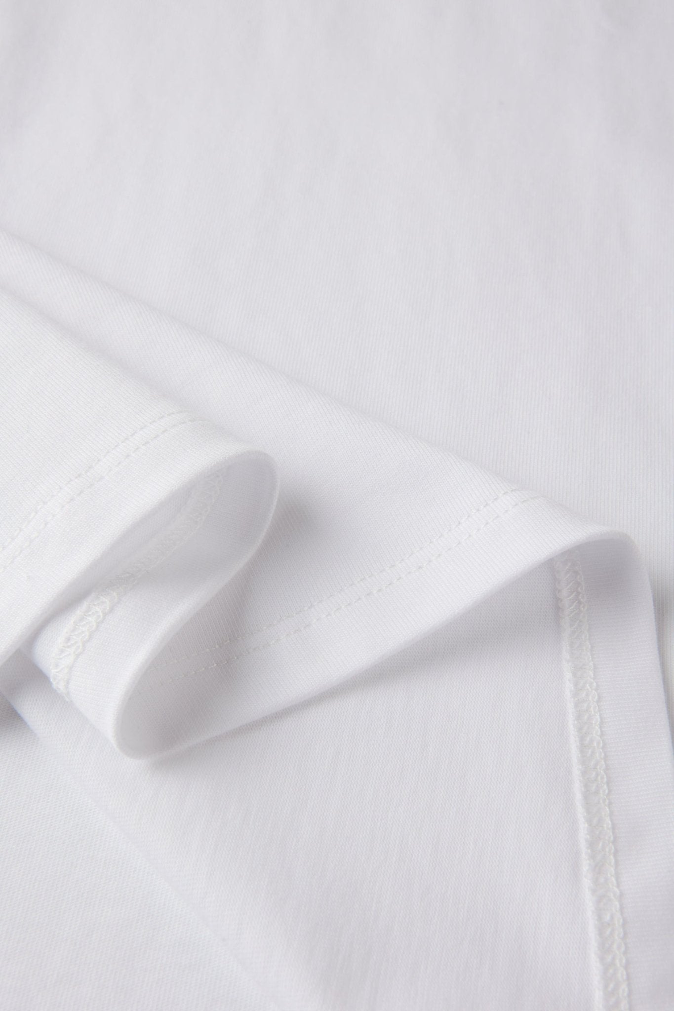 MAN essentials cotton-jersey top (White) - STELLAM