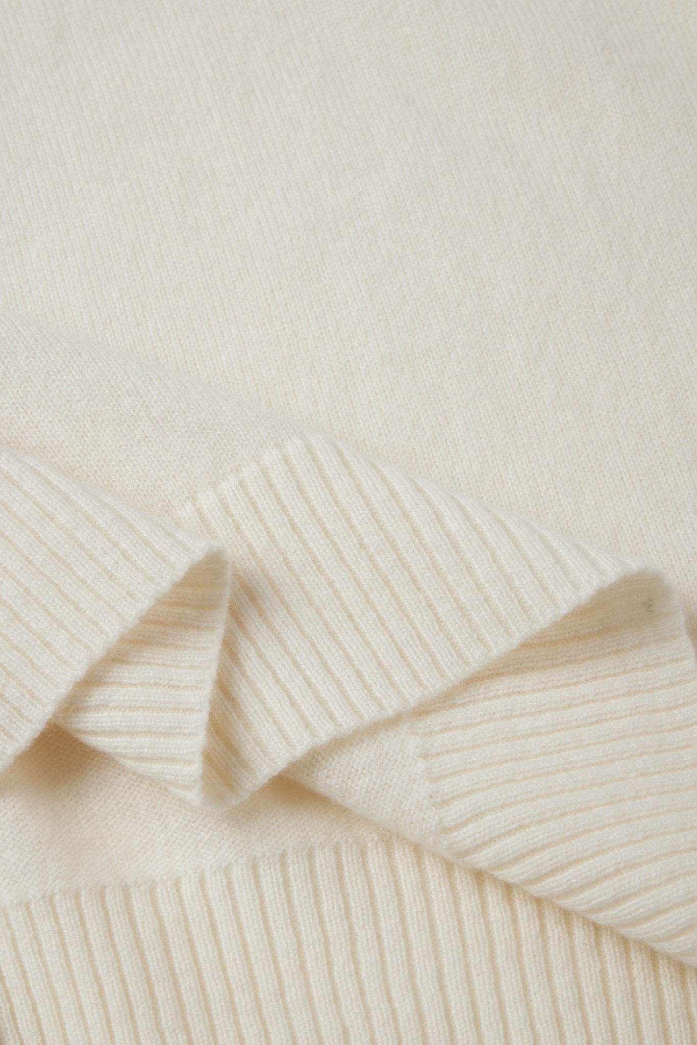 MARIA superfine cashmere cardigan (Milk) - STELLAM