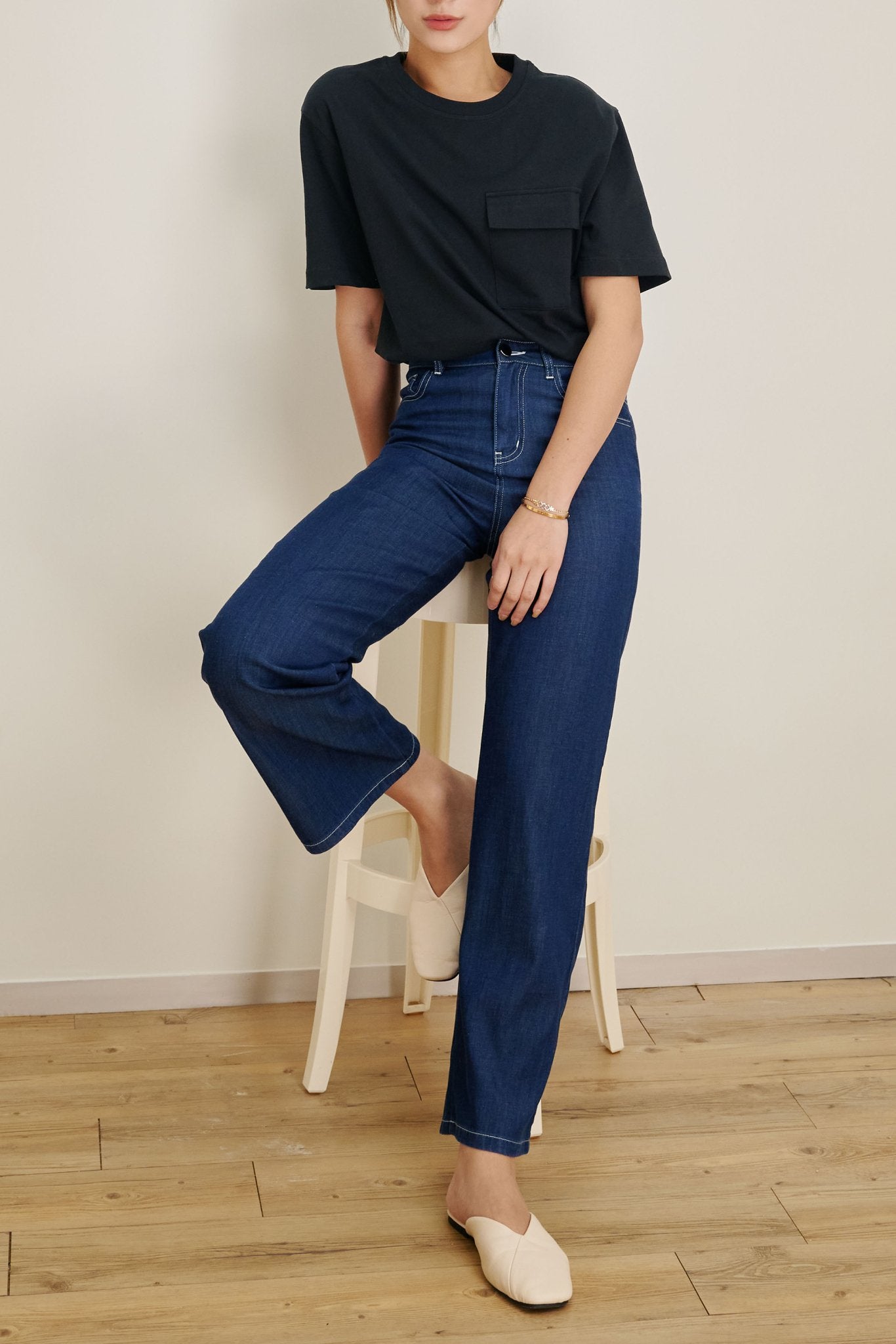 MAX Tencel jeans (Blue) - STELLAM