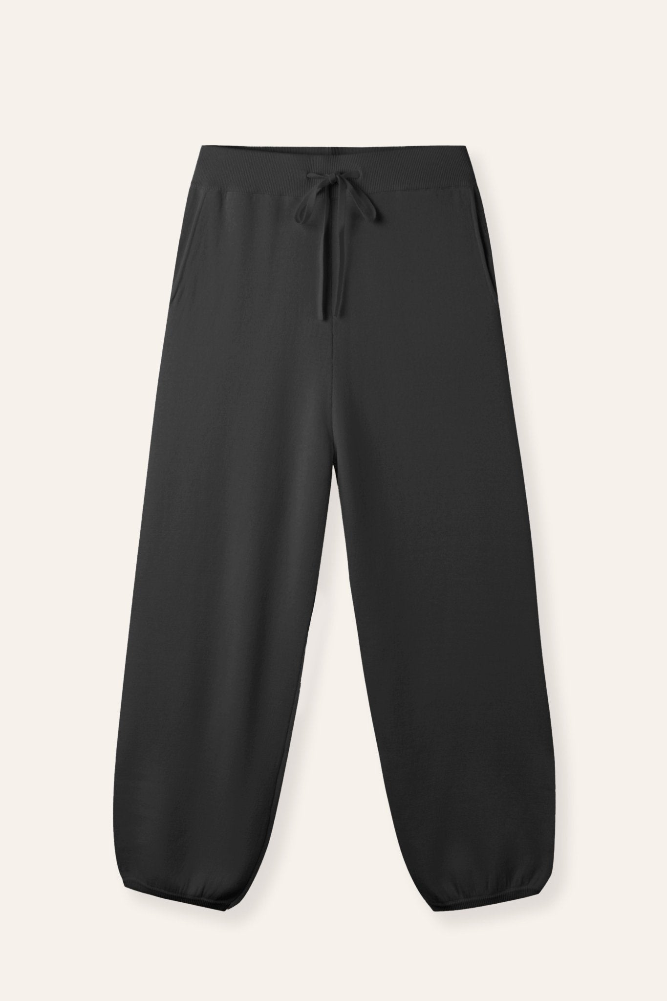 MILANO merino wool trackpants (dark grey) - STELLAM