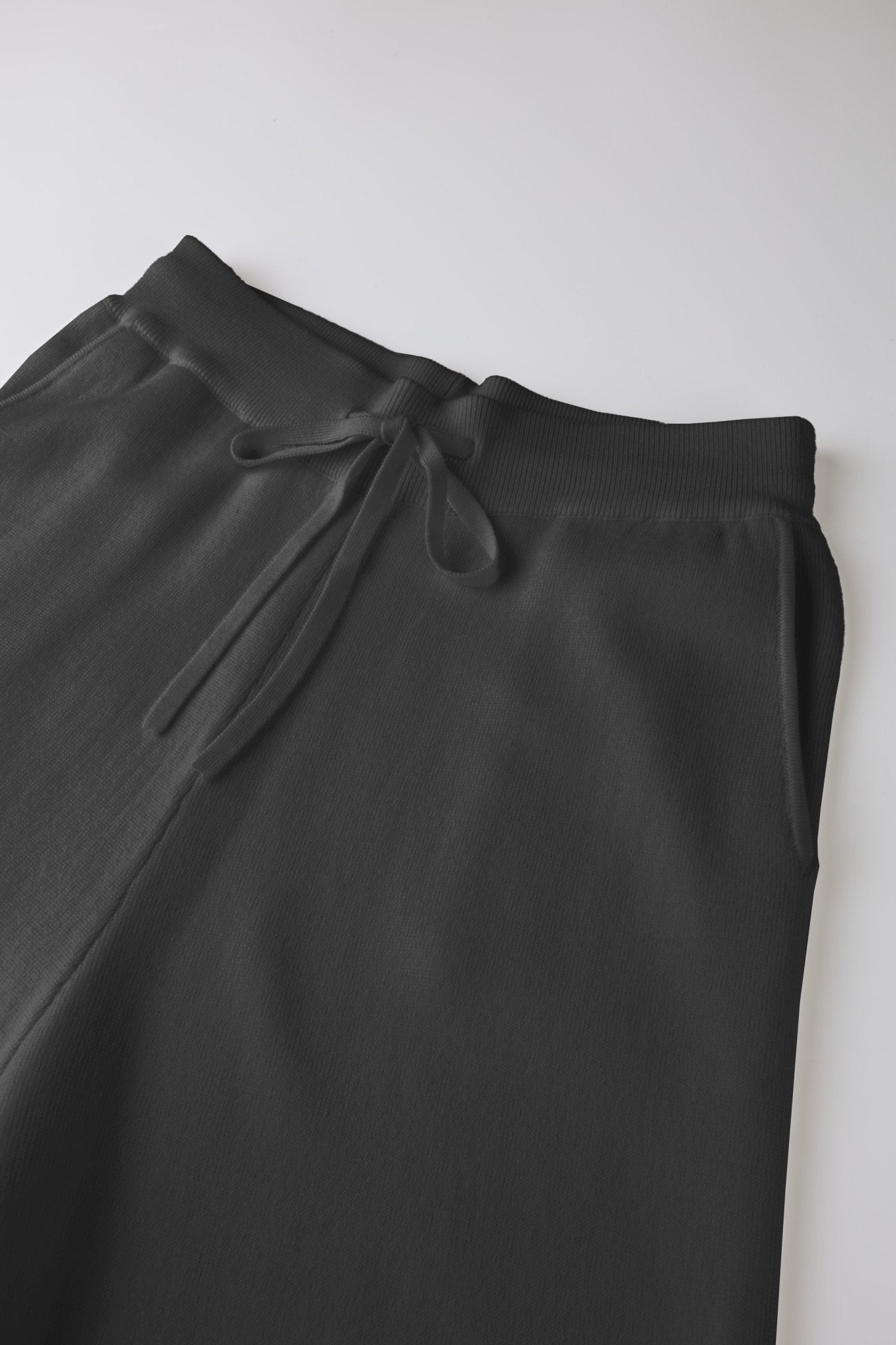 MILANO merino wool trackpants (dark grey) - STELLAM