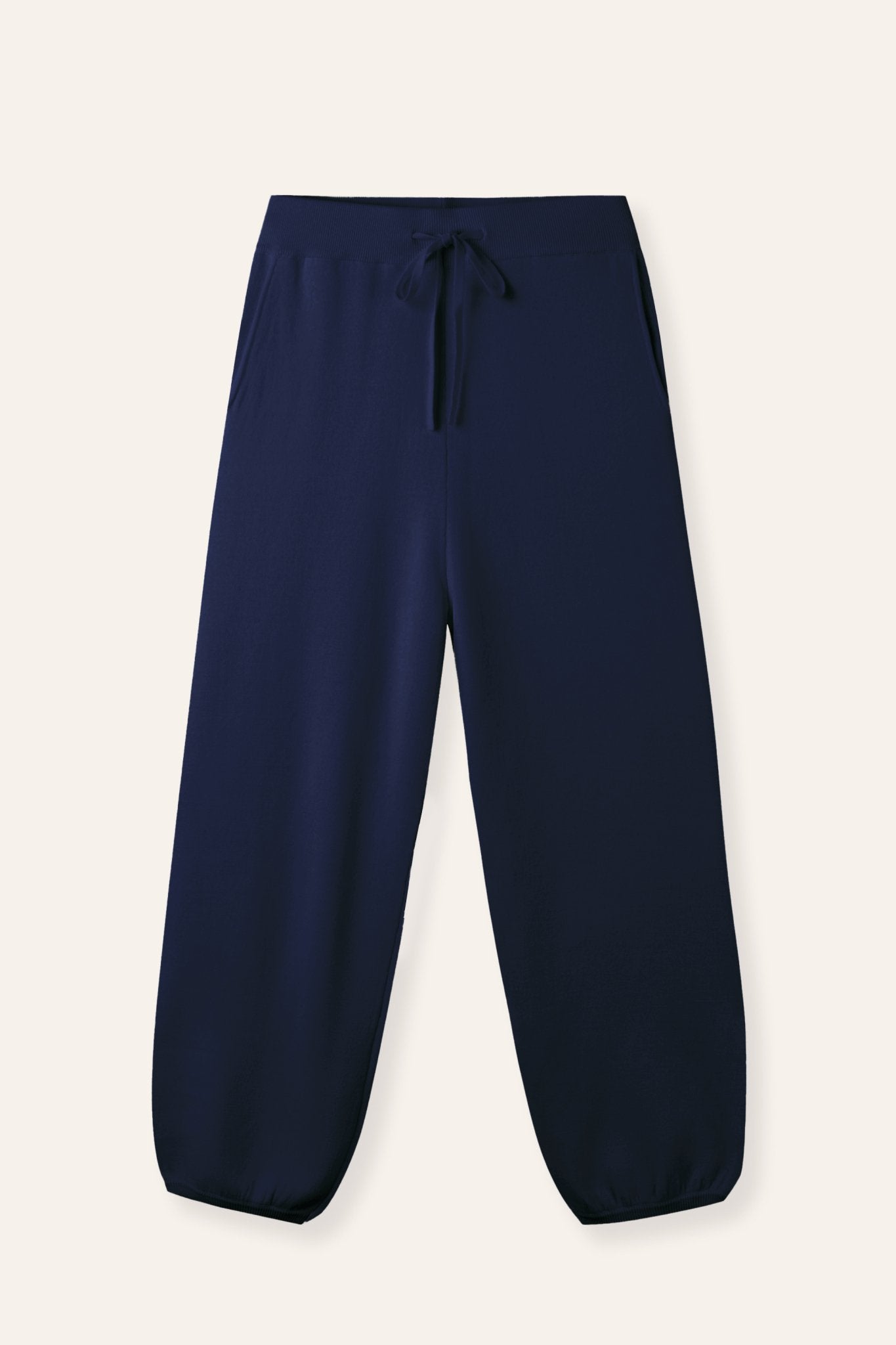 MILANO merino wool trackpants (navy) - STELLAM