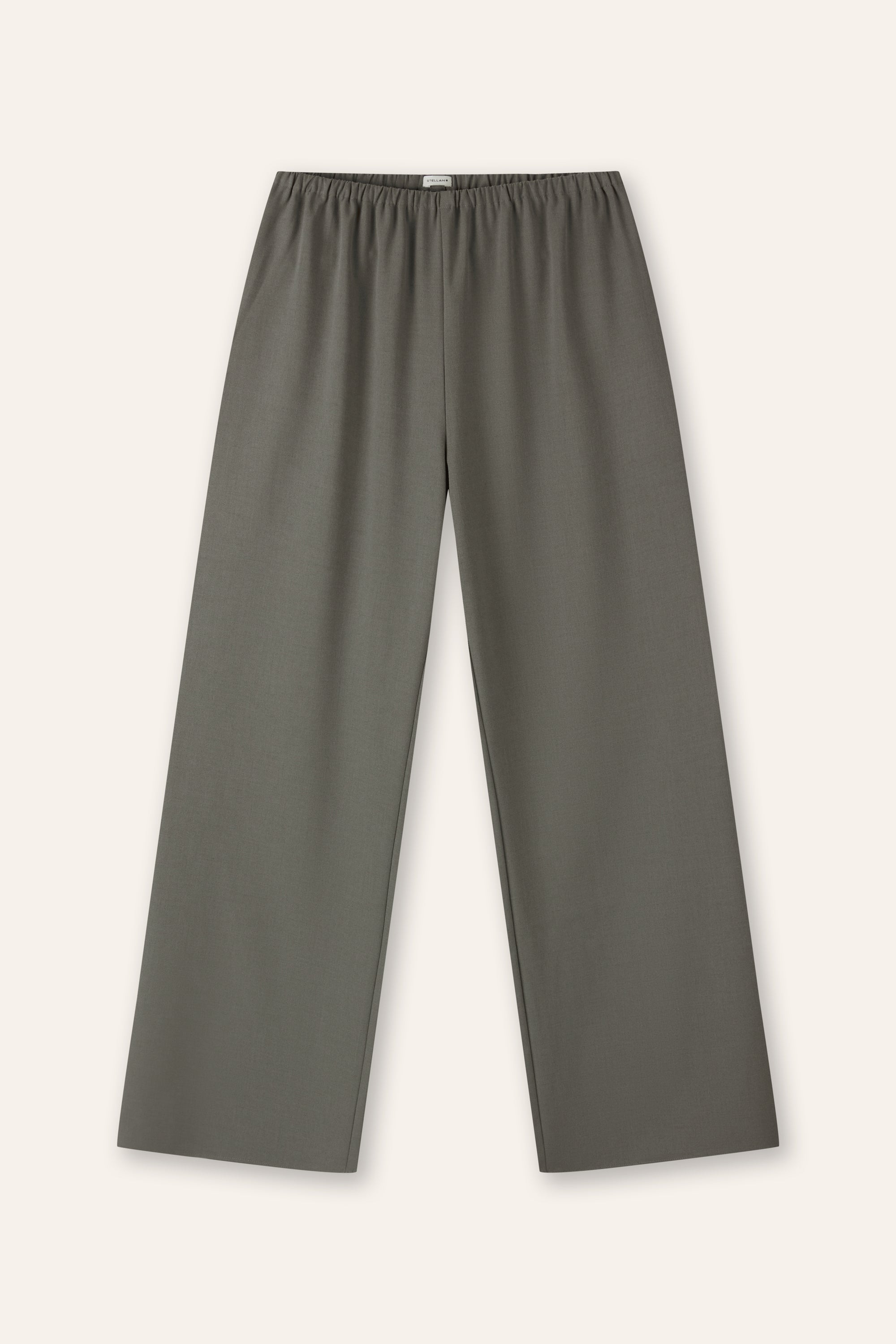 MONDAY wool-blended pants (Grey green)