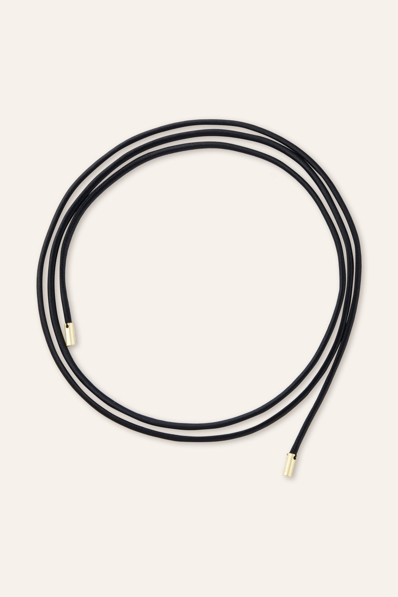 NET acetate belt (Black) - STELLAM
