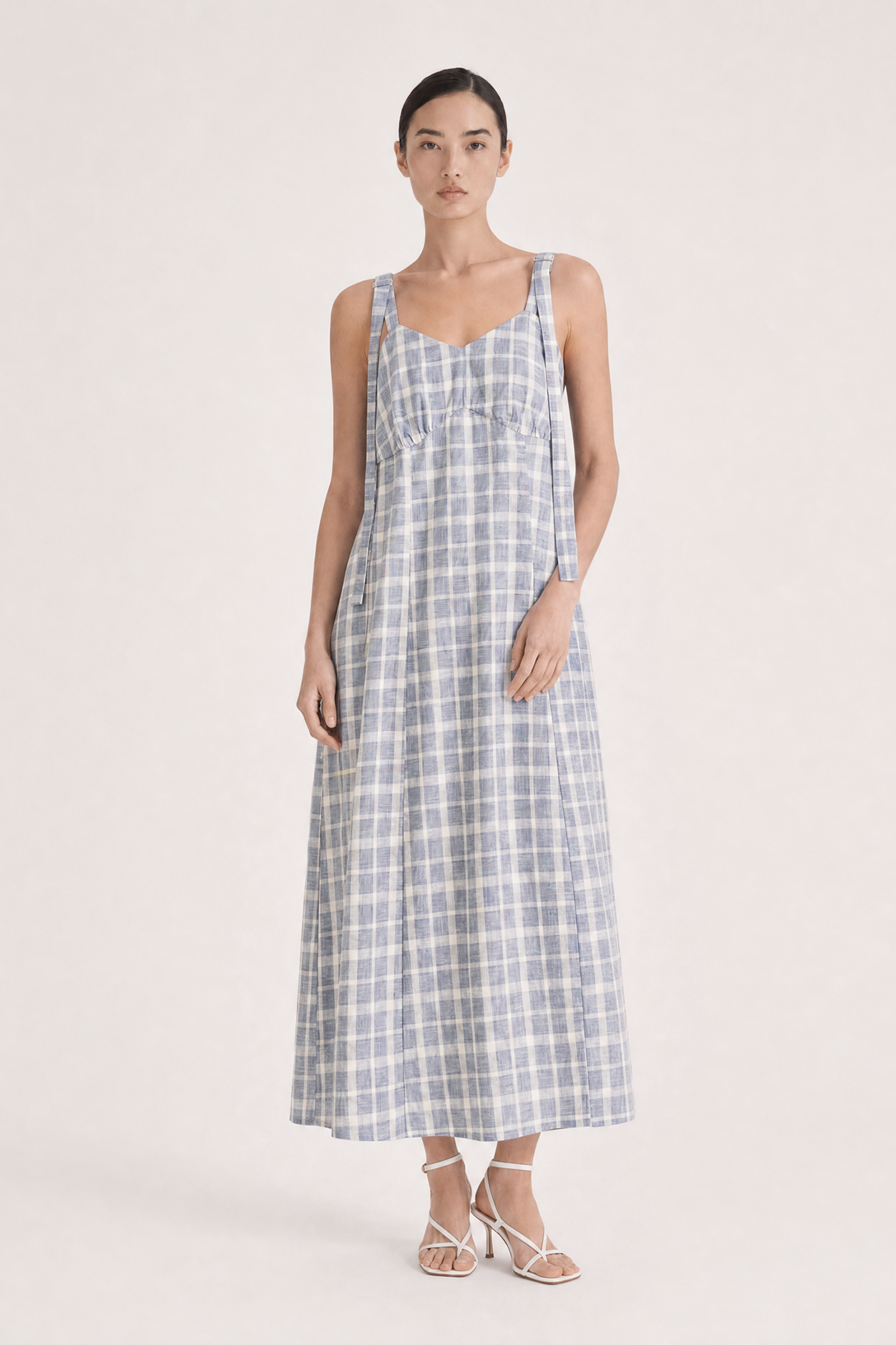 NINI cotton maxi dress (Tweed)