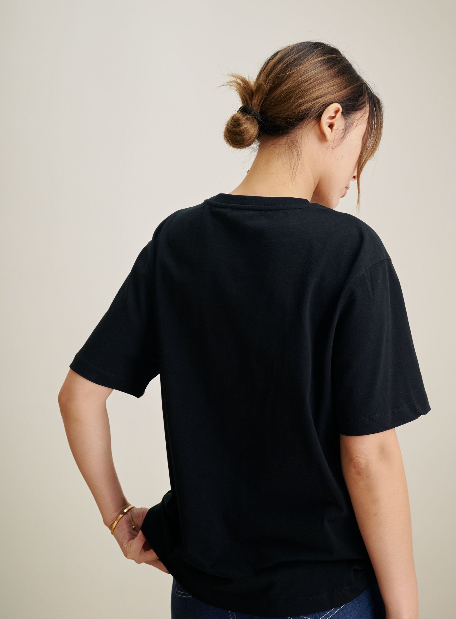 POCKET tee (Black) - STELLAM