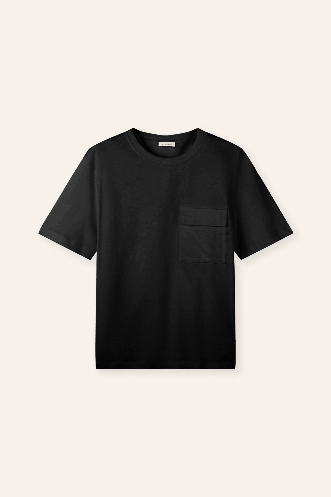 POCKET tee (Black) - STELLAM