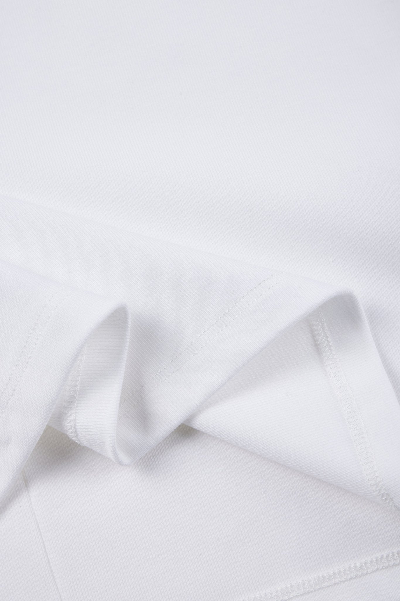 RAS fine-cotton tee (White) - STELLAM