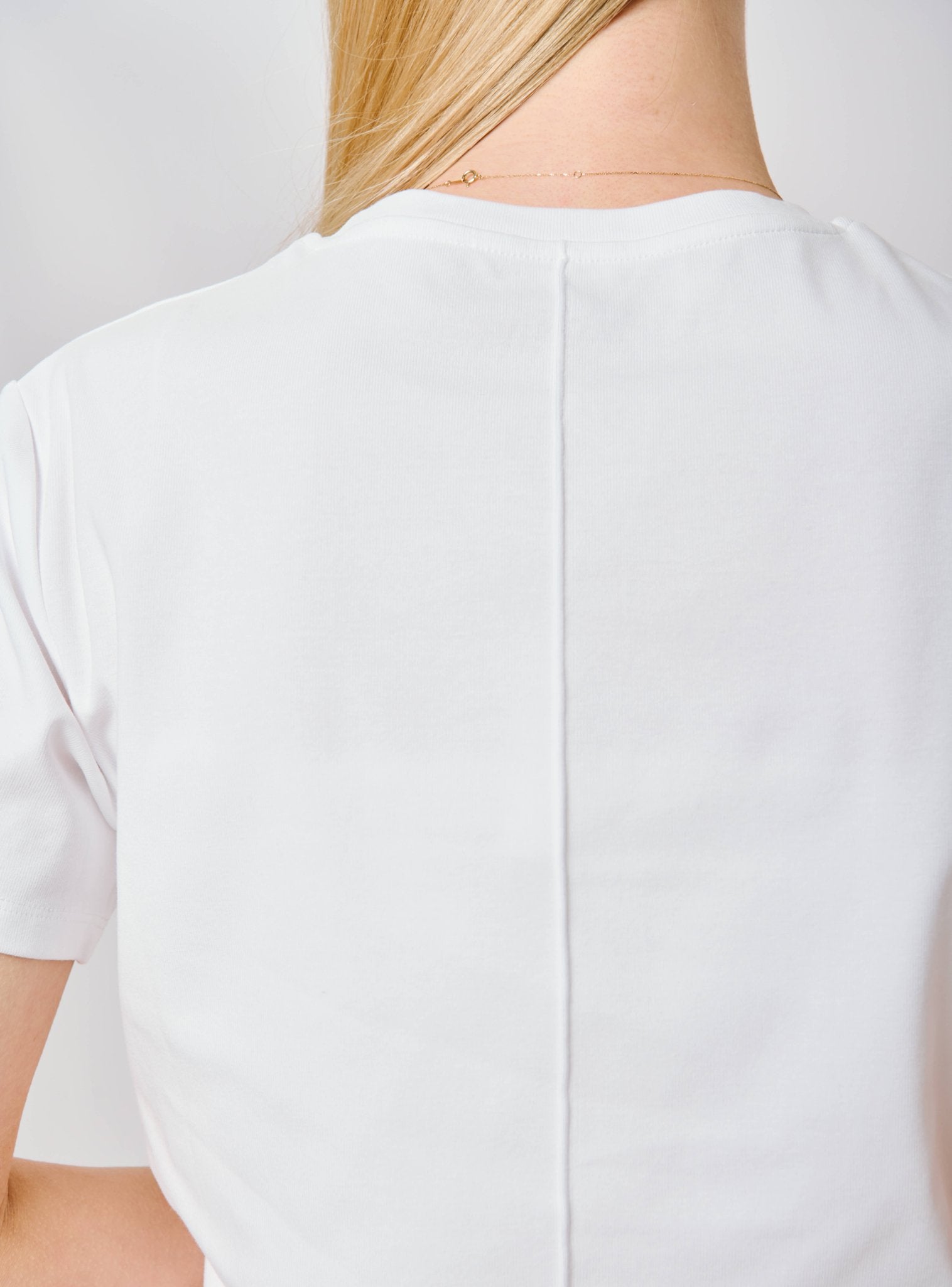 RAS fine-cotton tee (White) - STELLAM