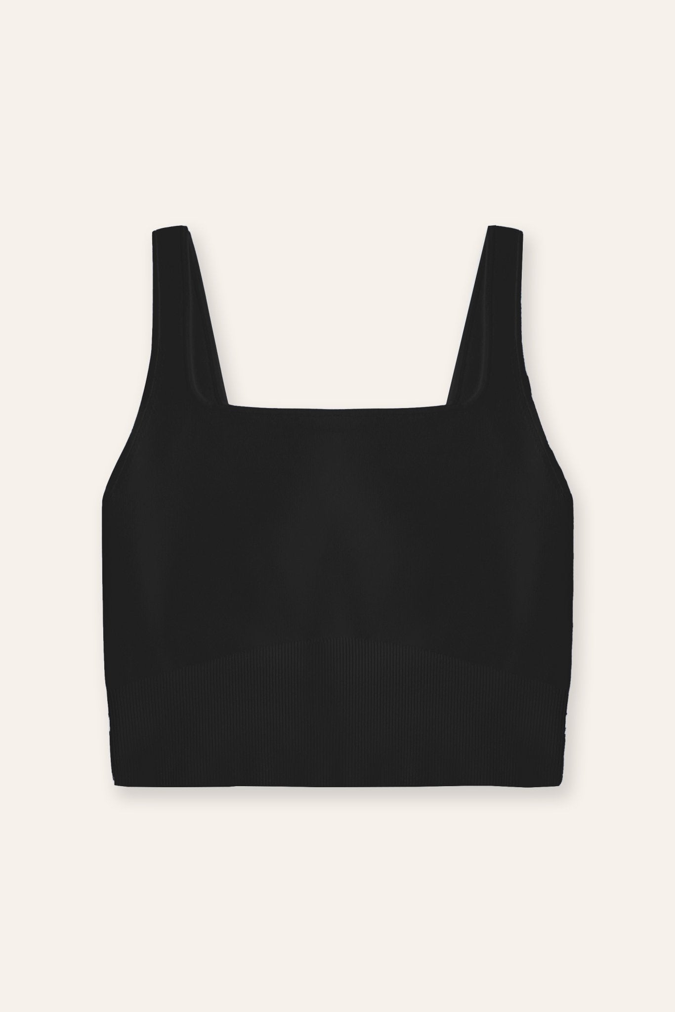 ROSEMARY jersey knit top (Black) - STELLAM
