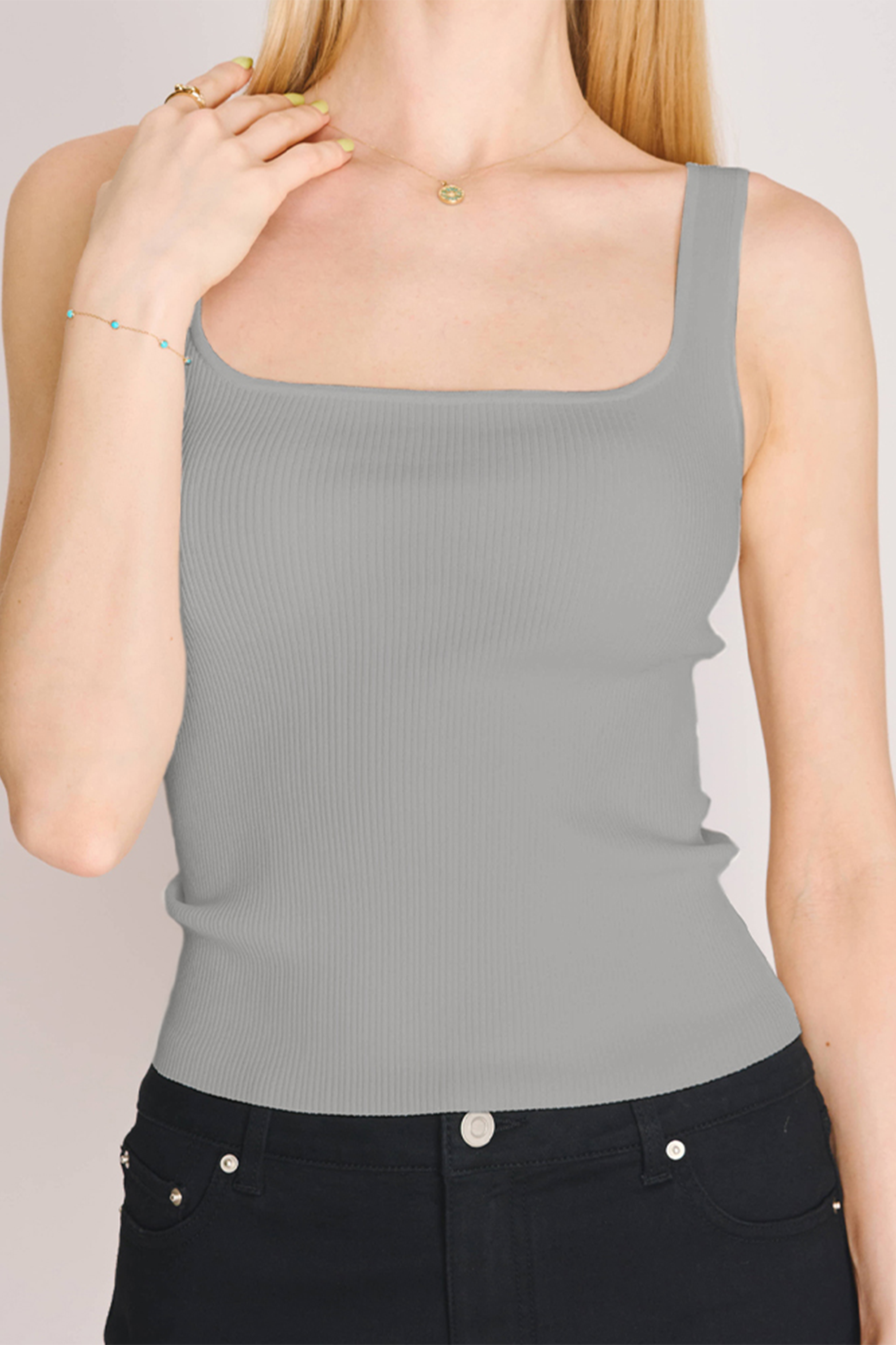 SUNNY two-ways tank top (Grey)