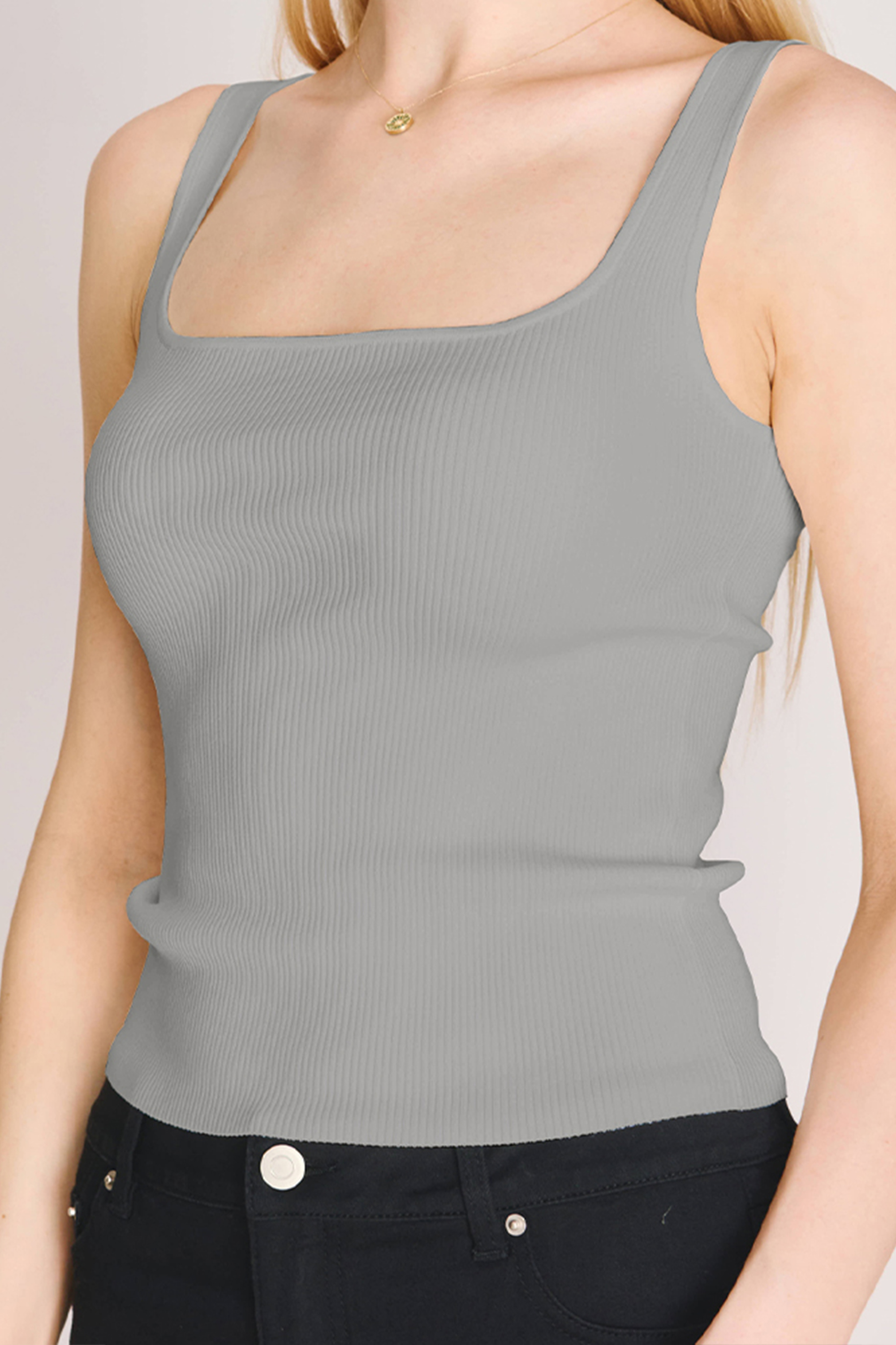 SUNNY two-ways tank top (Grey)