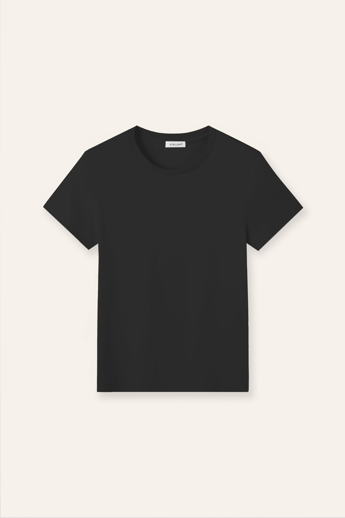 SIGNATURE relaxed jersey tee (Black) - STELLAM