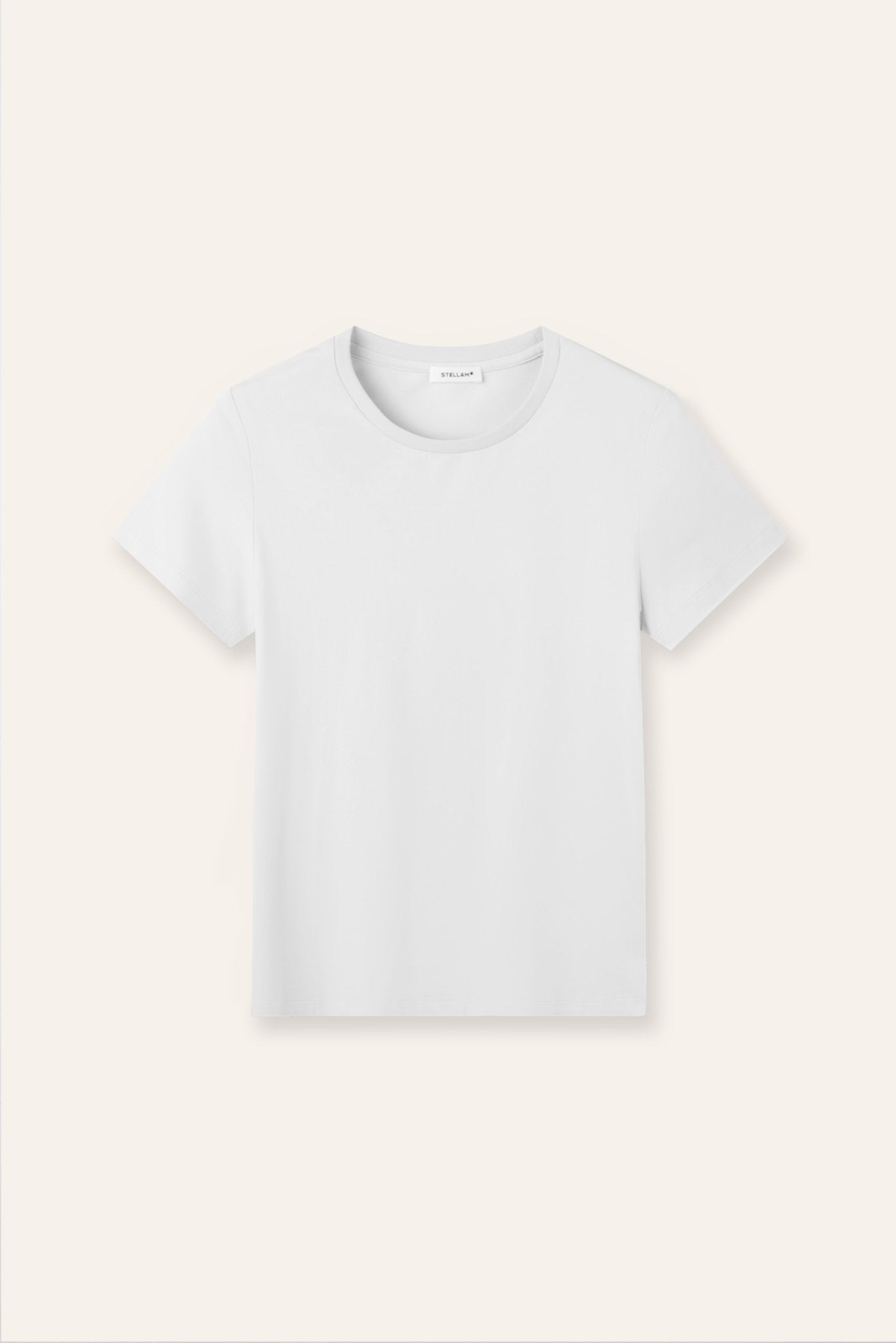 SIGNATURE relaxed jersey tee (White) - STELLAM