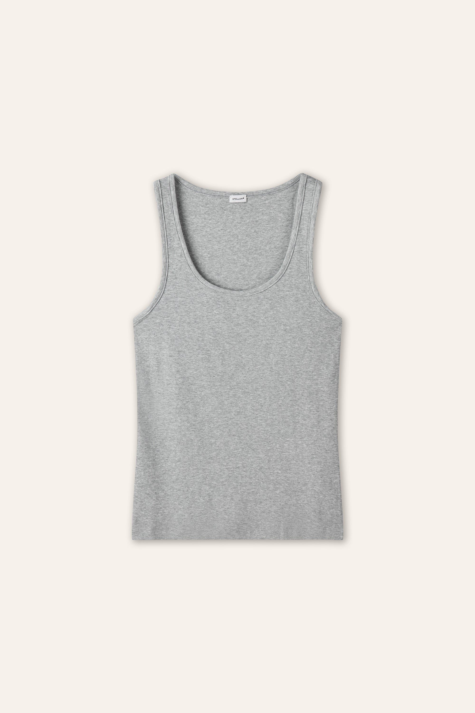 SOLA cotton tank top (Grey)