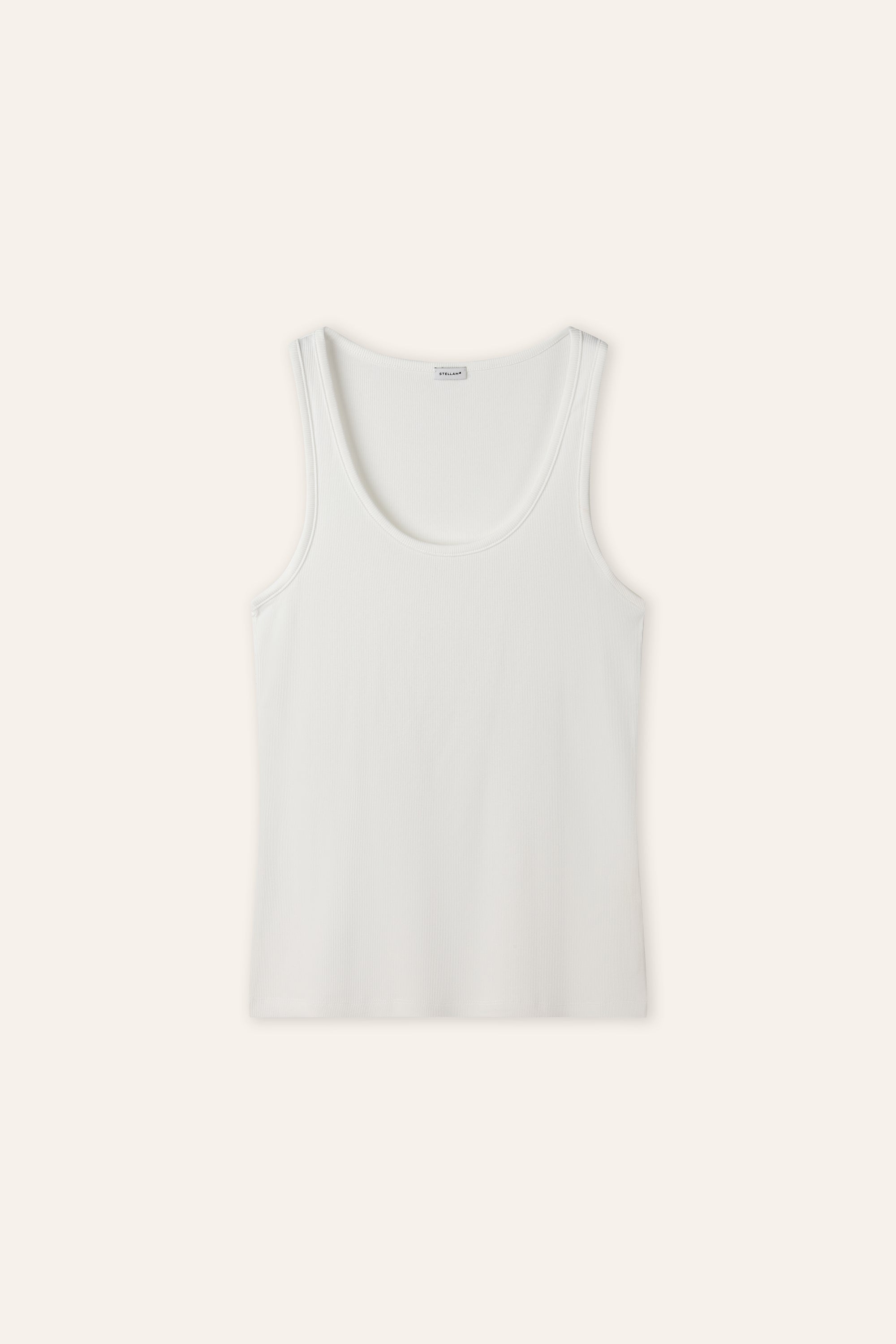 SOLA cotton tank top (White)