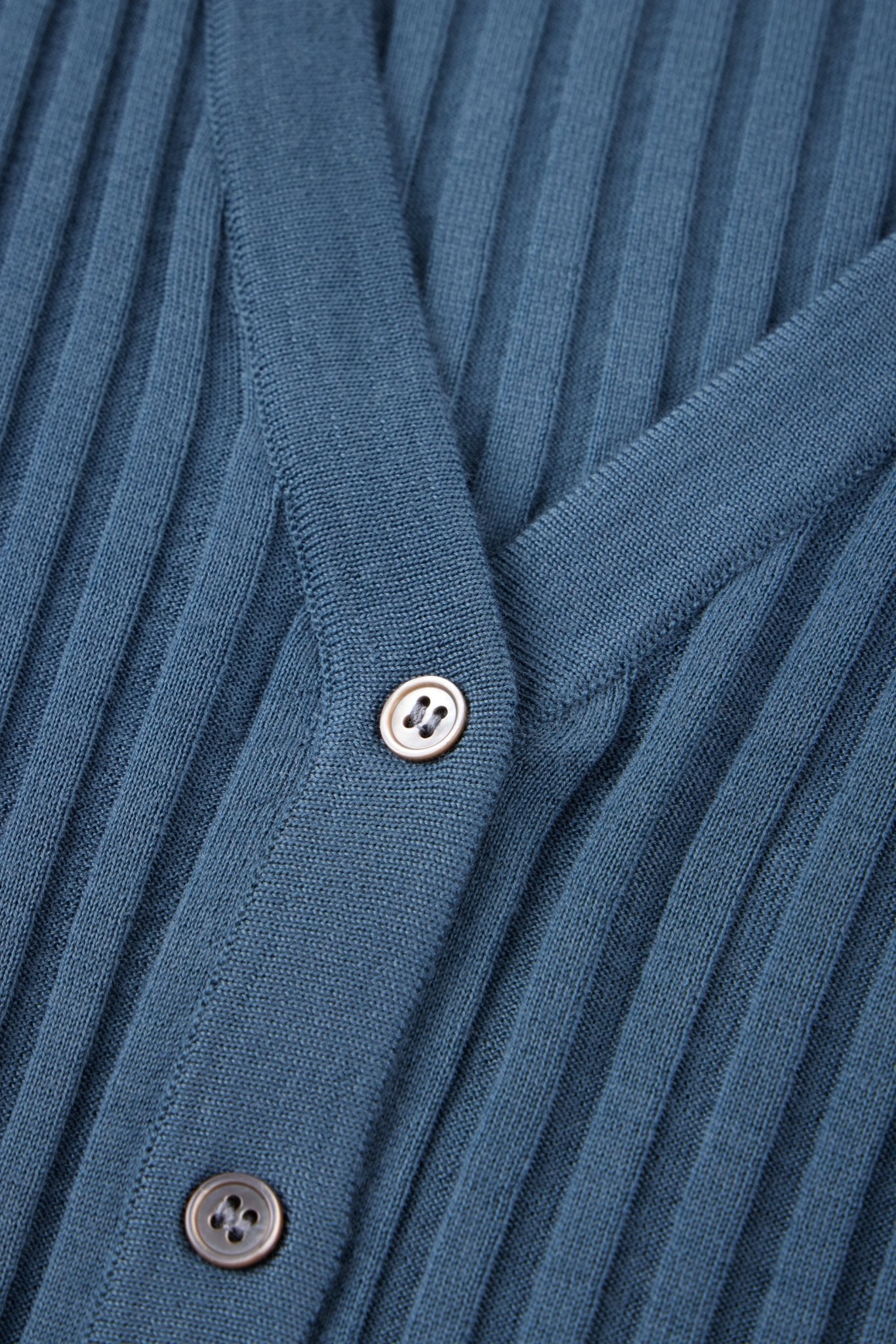 SUSAN slim-fit cardigan (Storm blue) - STELLAM
