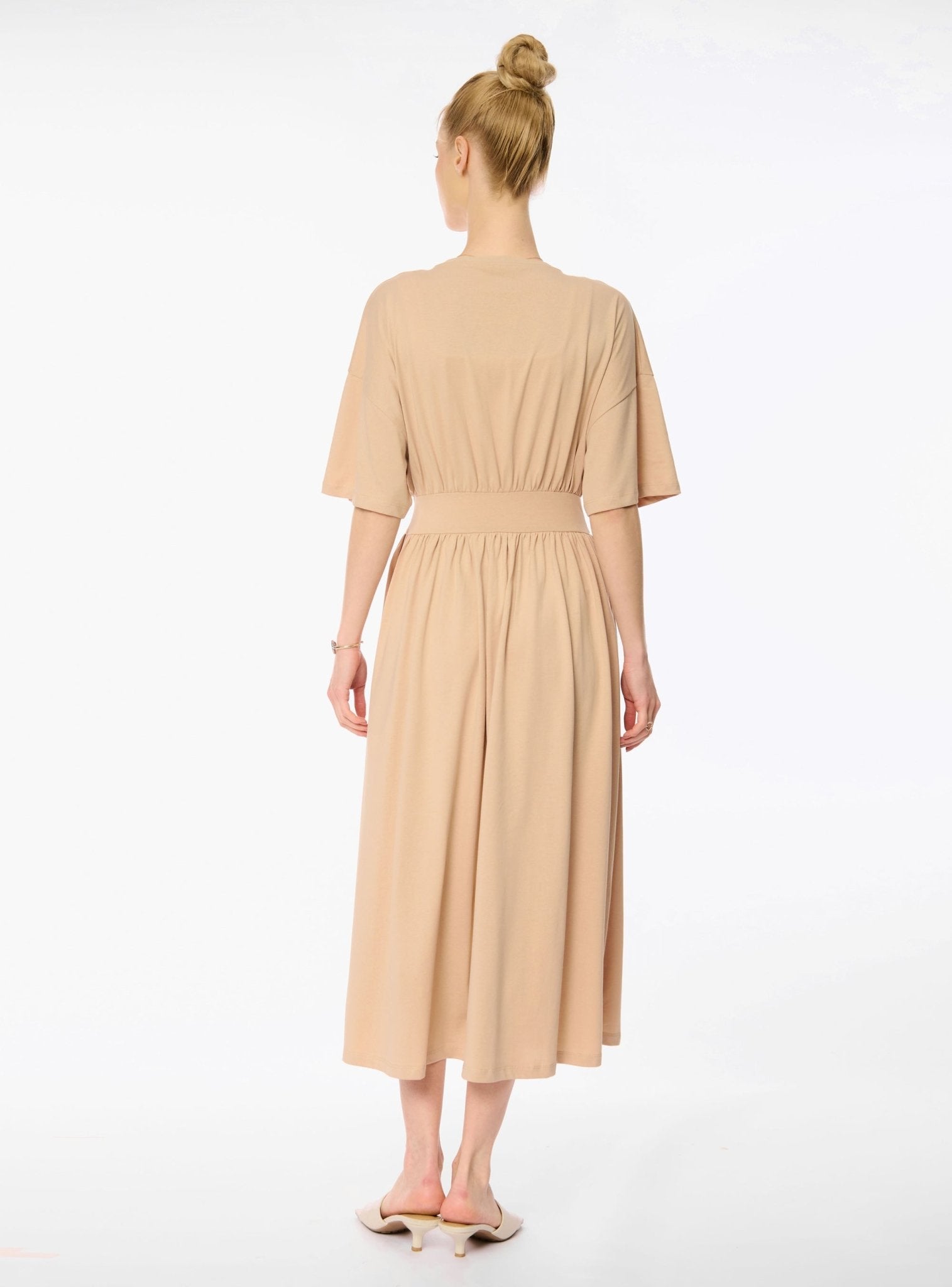 TOBY maxi dress (Nude) - STELLAM