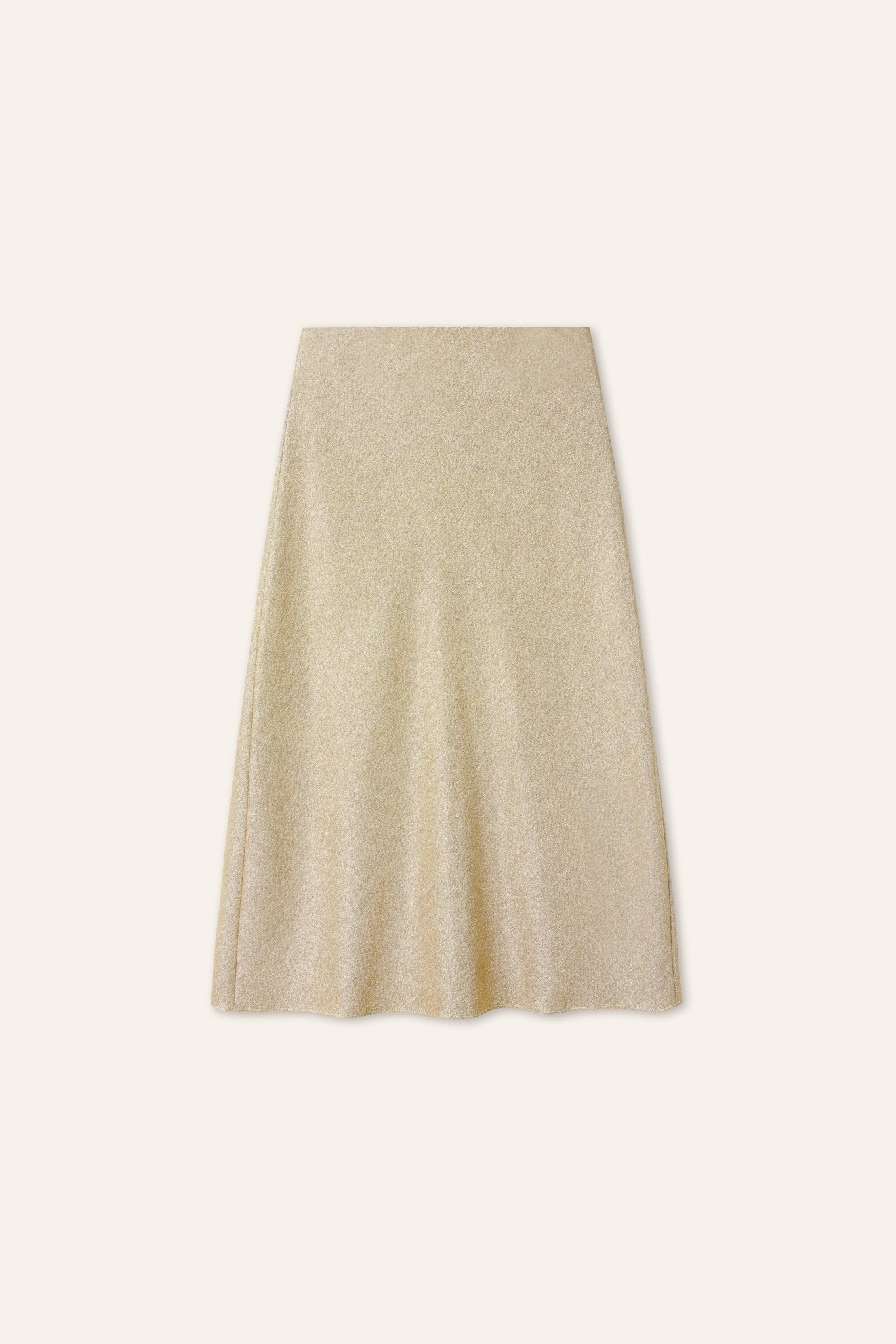 TOKYO GLITTER mid skirt (Gold) - STELLAM