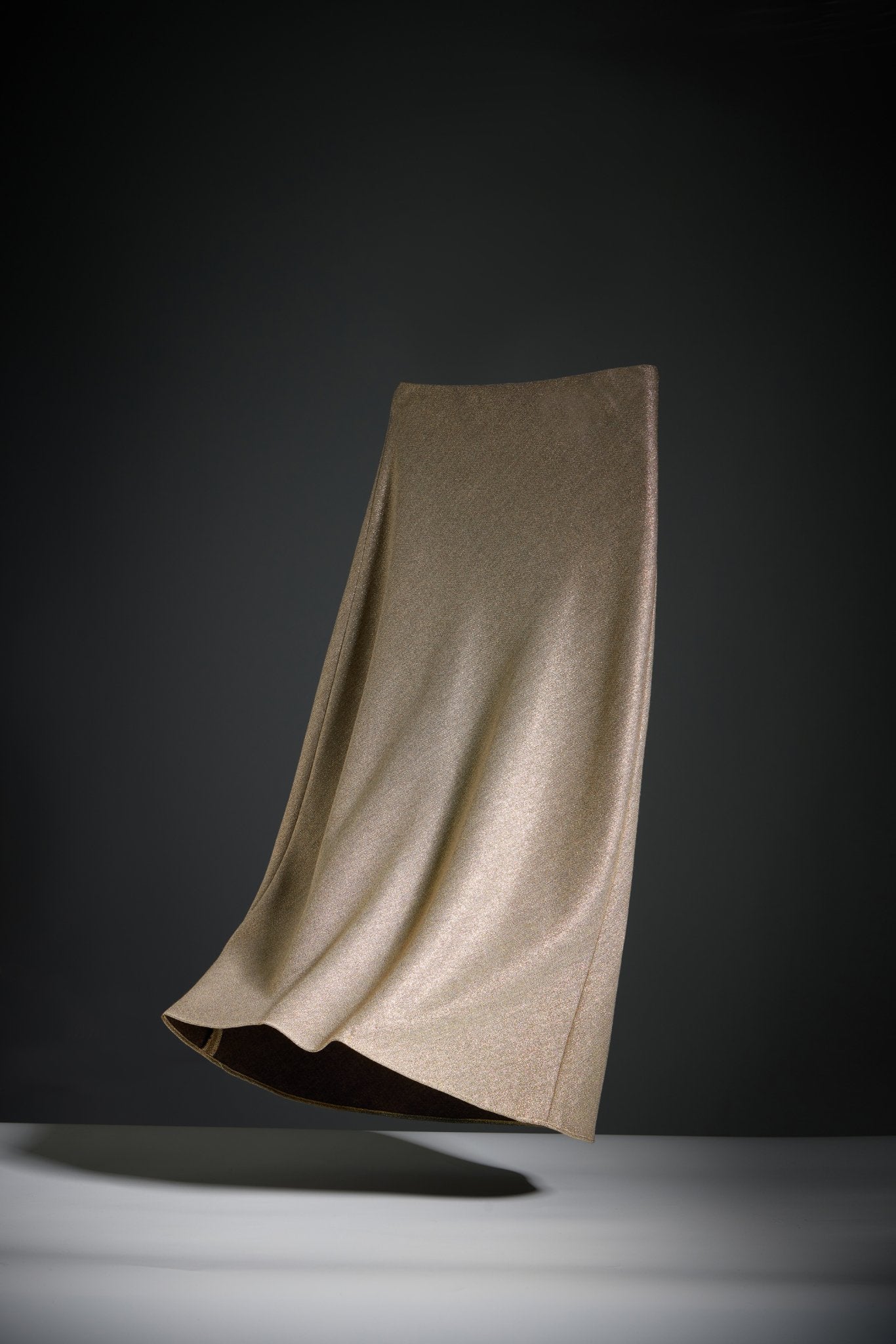 TOKYO GLITTER mid skirt (Gold) - STELLAM