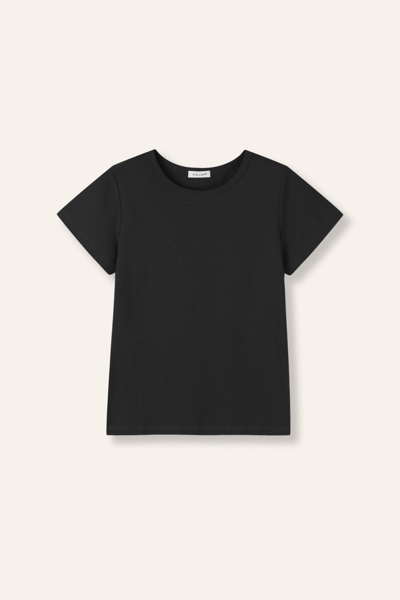 UNION cotton tee (Black) - STELLAM