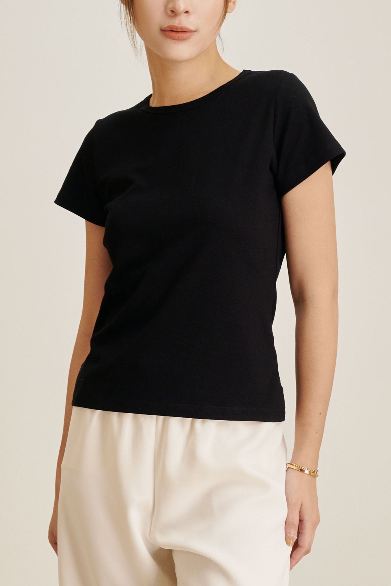 UNION cotton tee (Black) - STELLAM