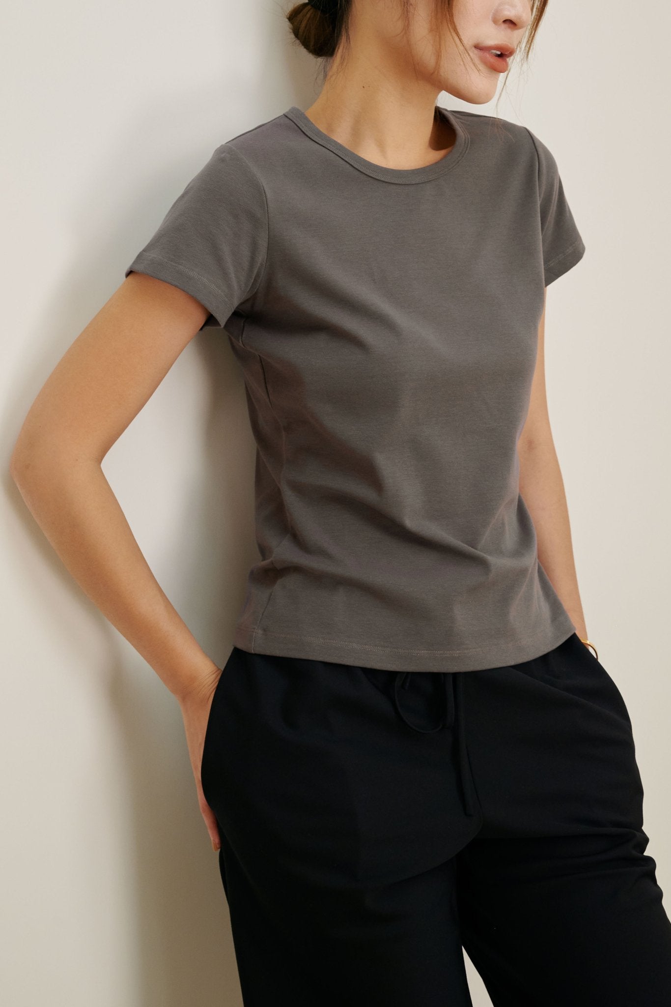 UNION cotton tee (Grey) - STELLAM