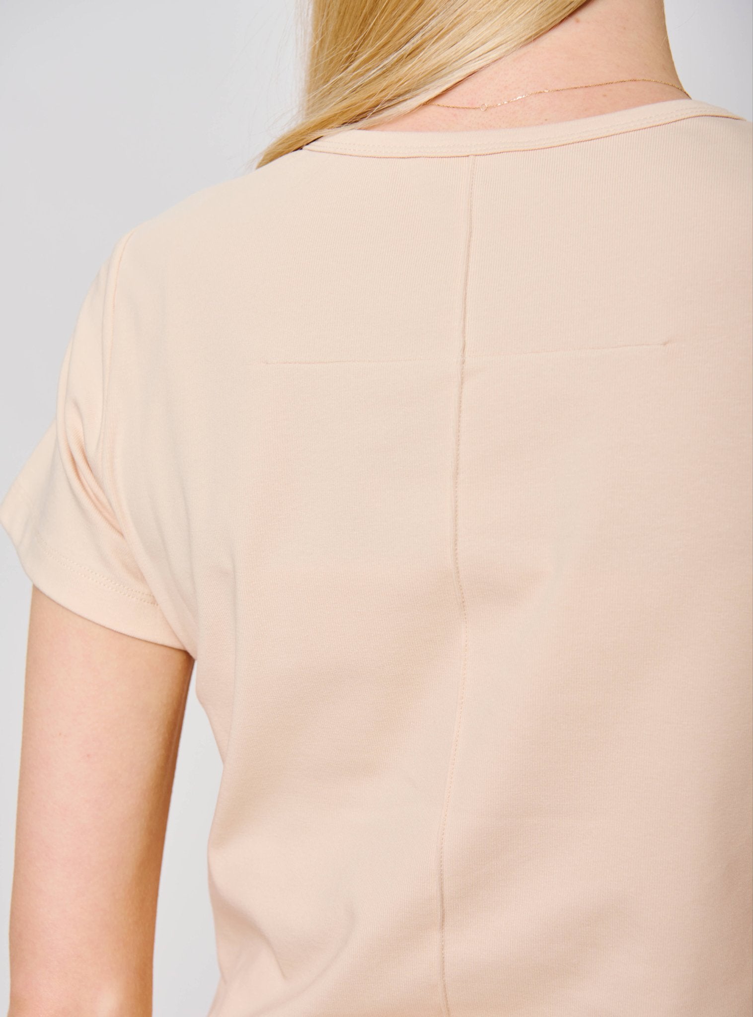 UNION cotton tee (Nude) - STELLAM